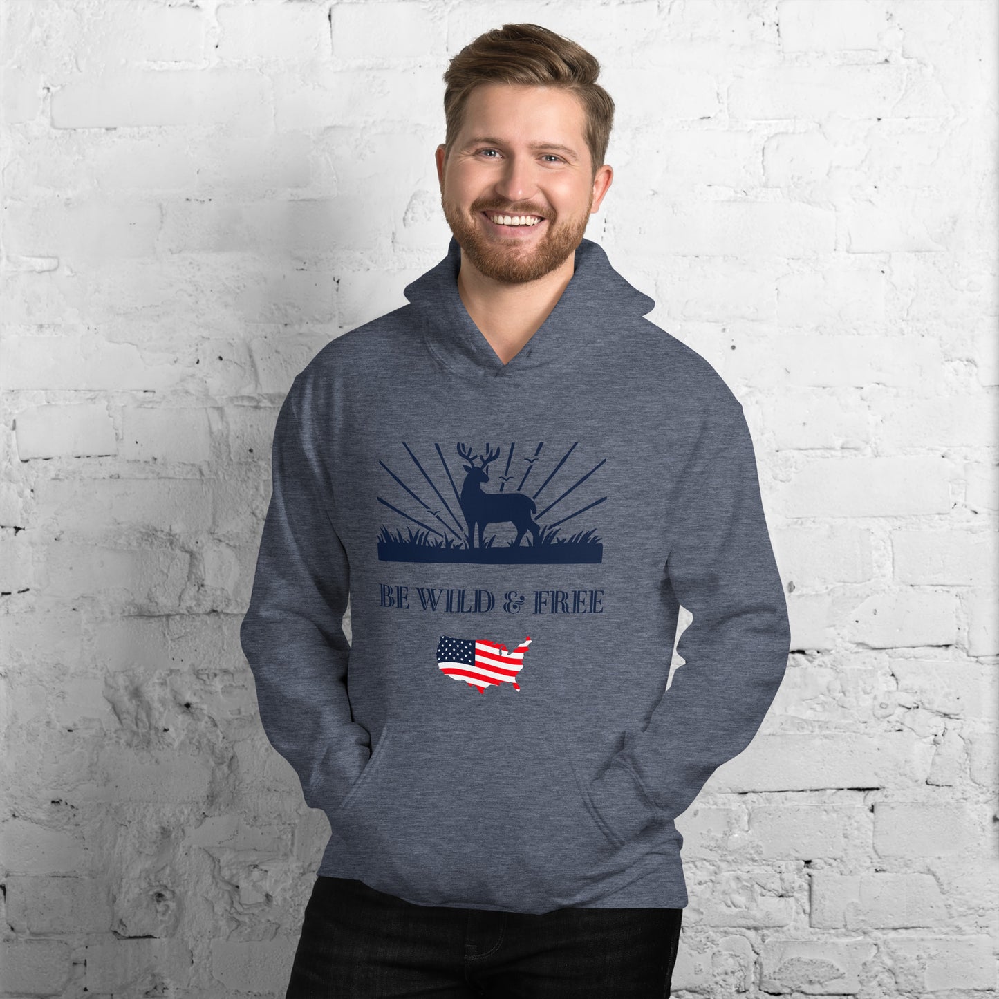 Be Wild & Free Unisex Hoodie - Activewear Well