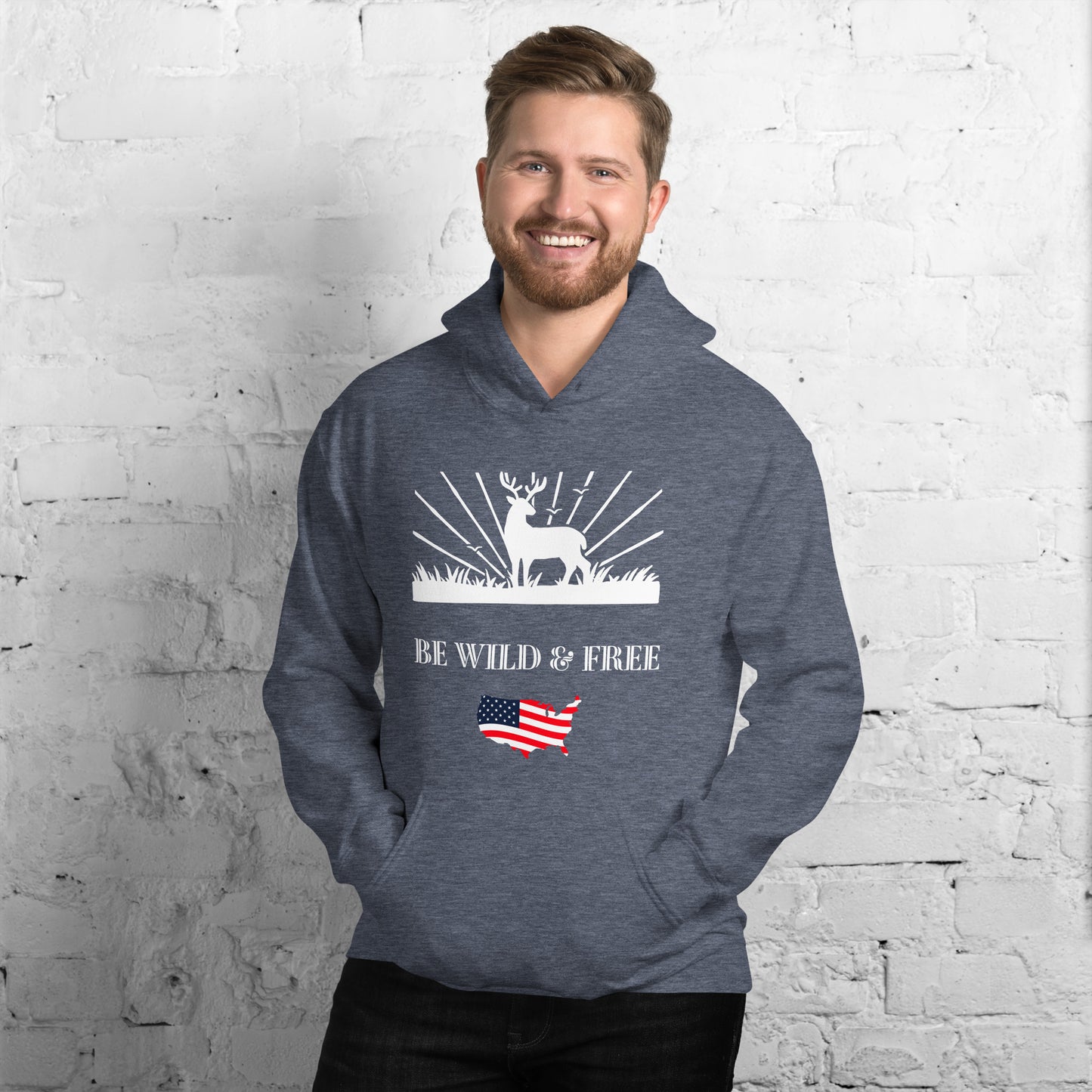 Wild & Free Unisex Hoodie - Activewear Well
