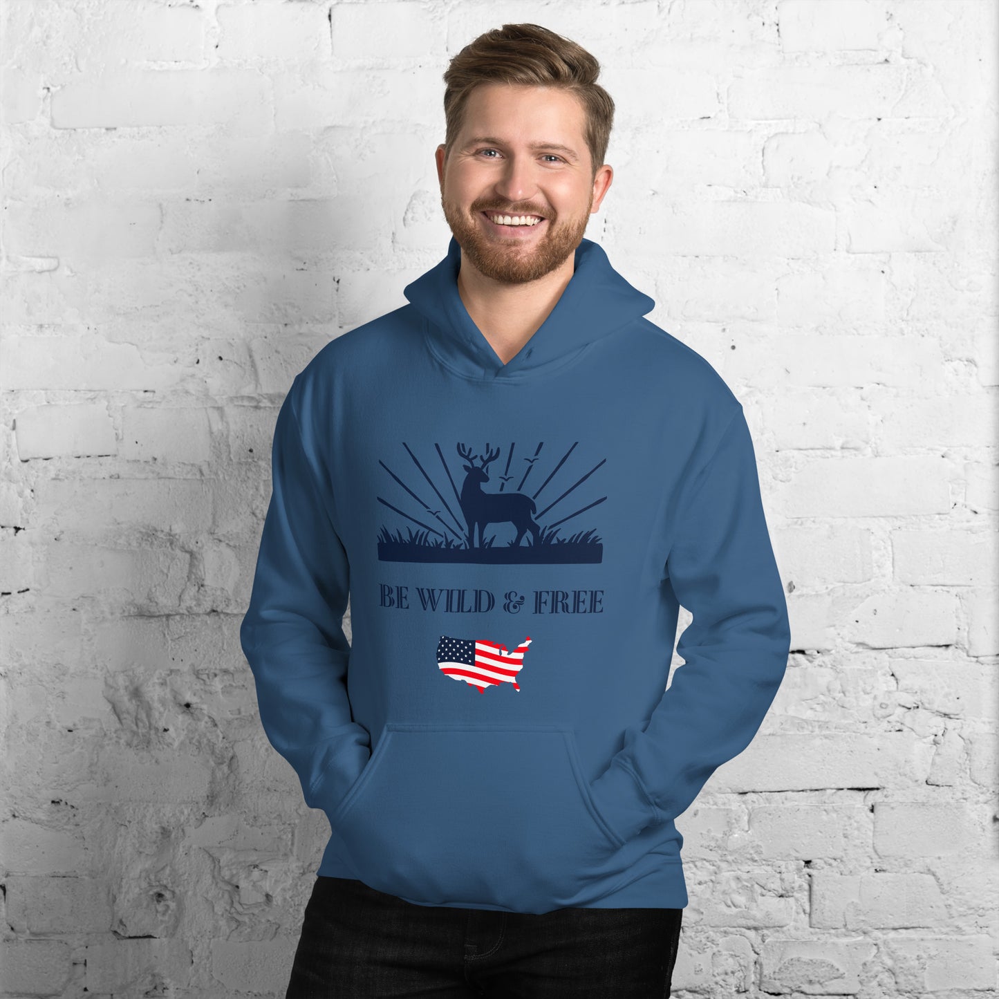 Be Wild & Free Unisex Hoodie - Activewear Well