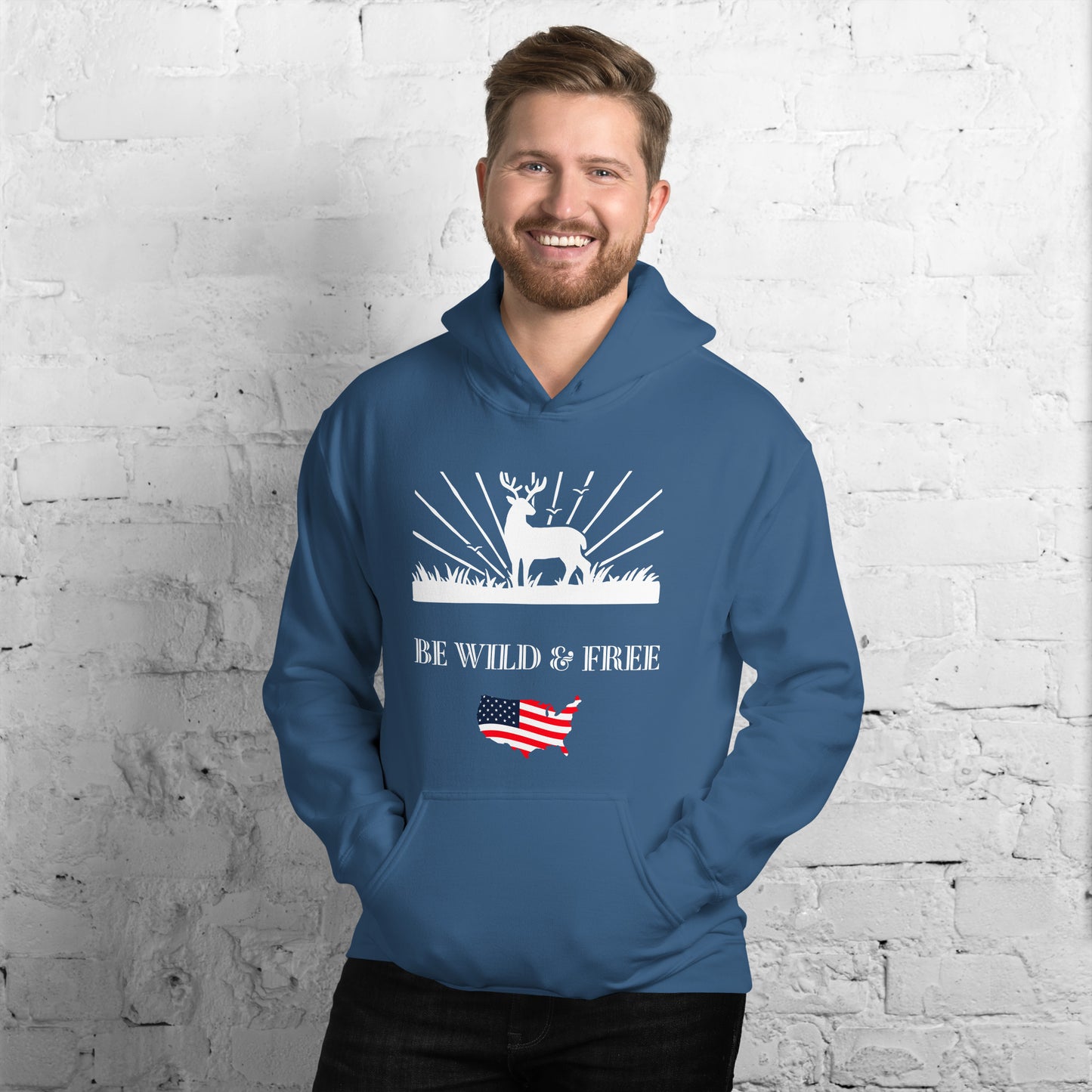 Wild & Free Unisex Hoodie - Activewear Well