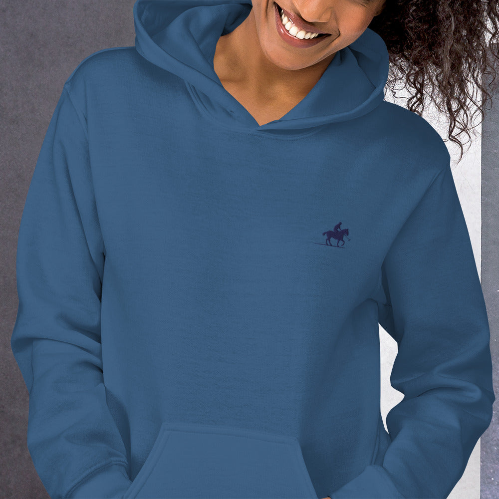 Polo Player Men/Unisex Hoodie - Activewear Well