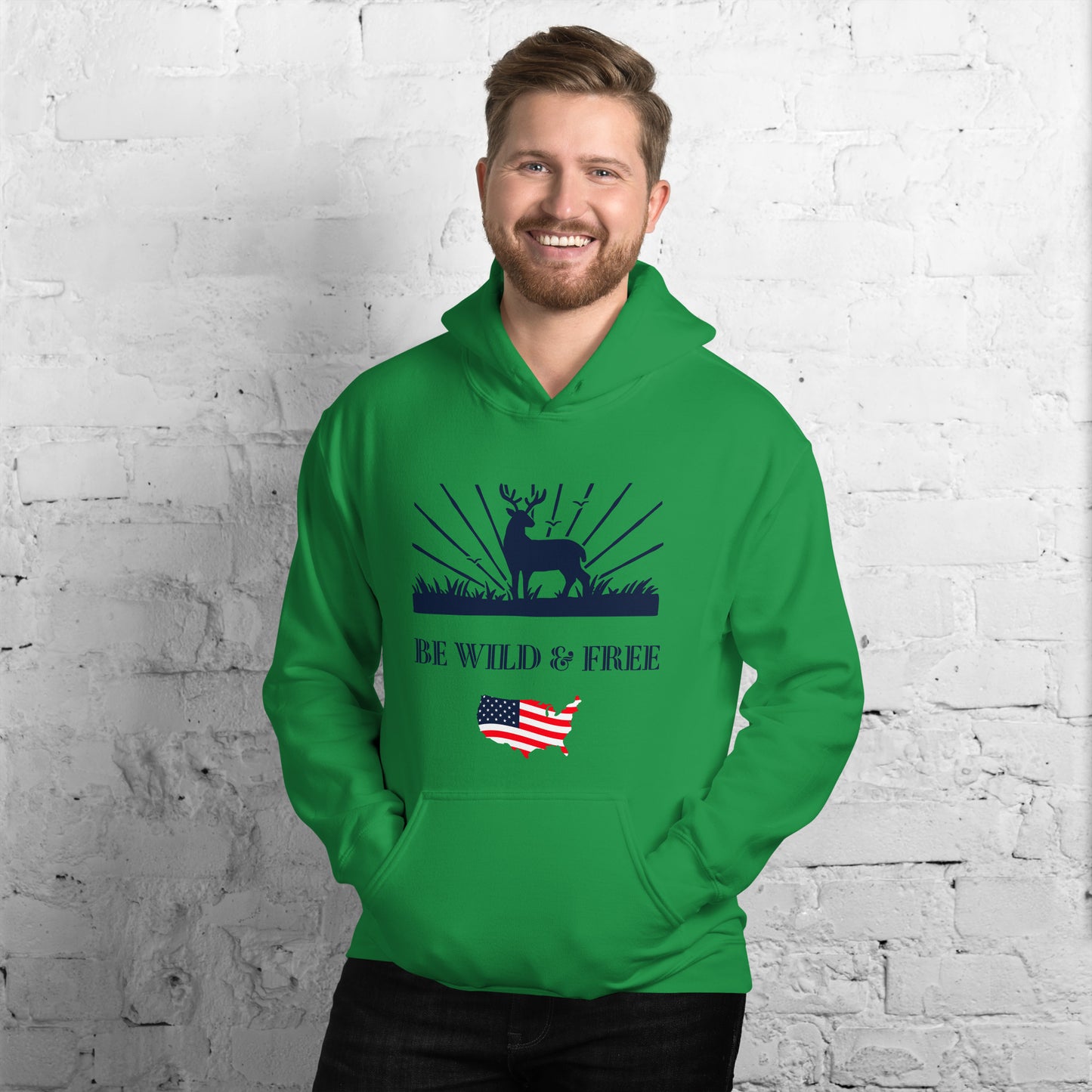 Be Wild & Free Unisex Hoodie - Activewear Well