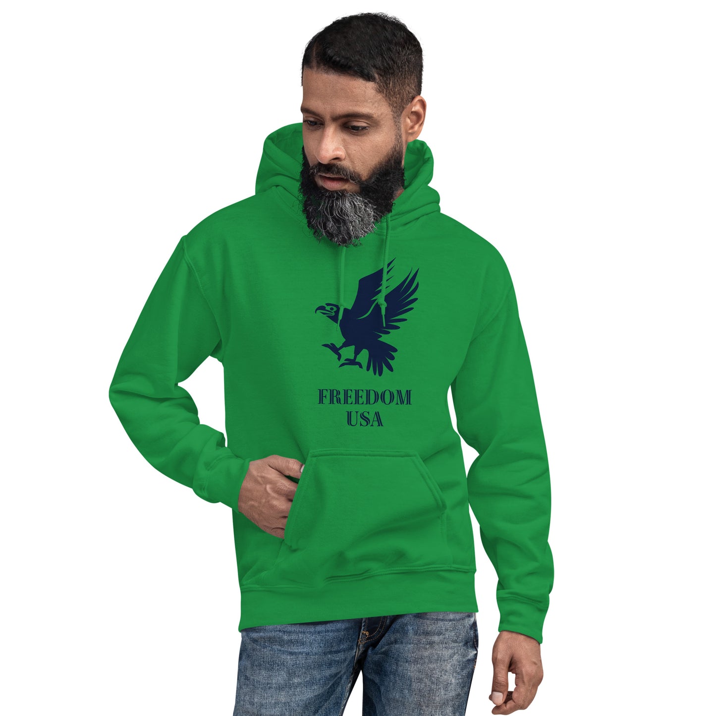 US Eagle Unisex Hoodie - Activewear Well