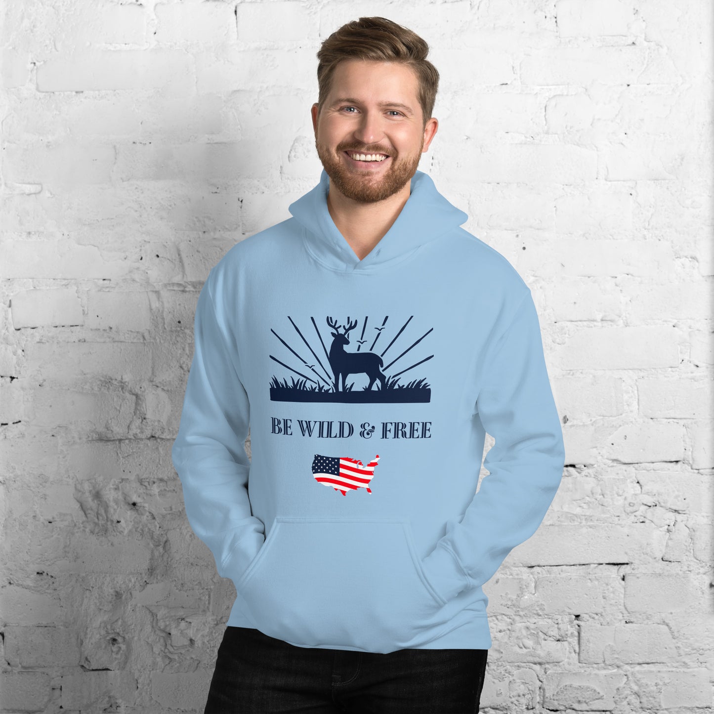 Be Wild & Free Unisex Hoodie - Activewear Well