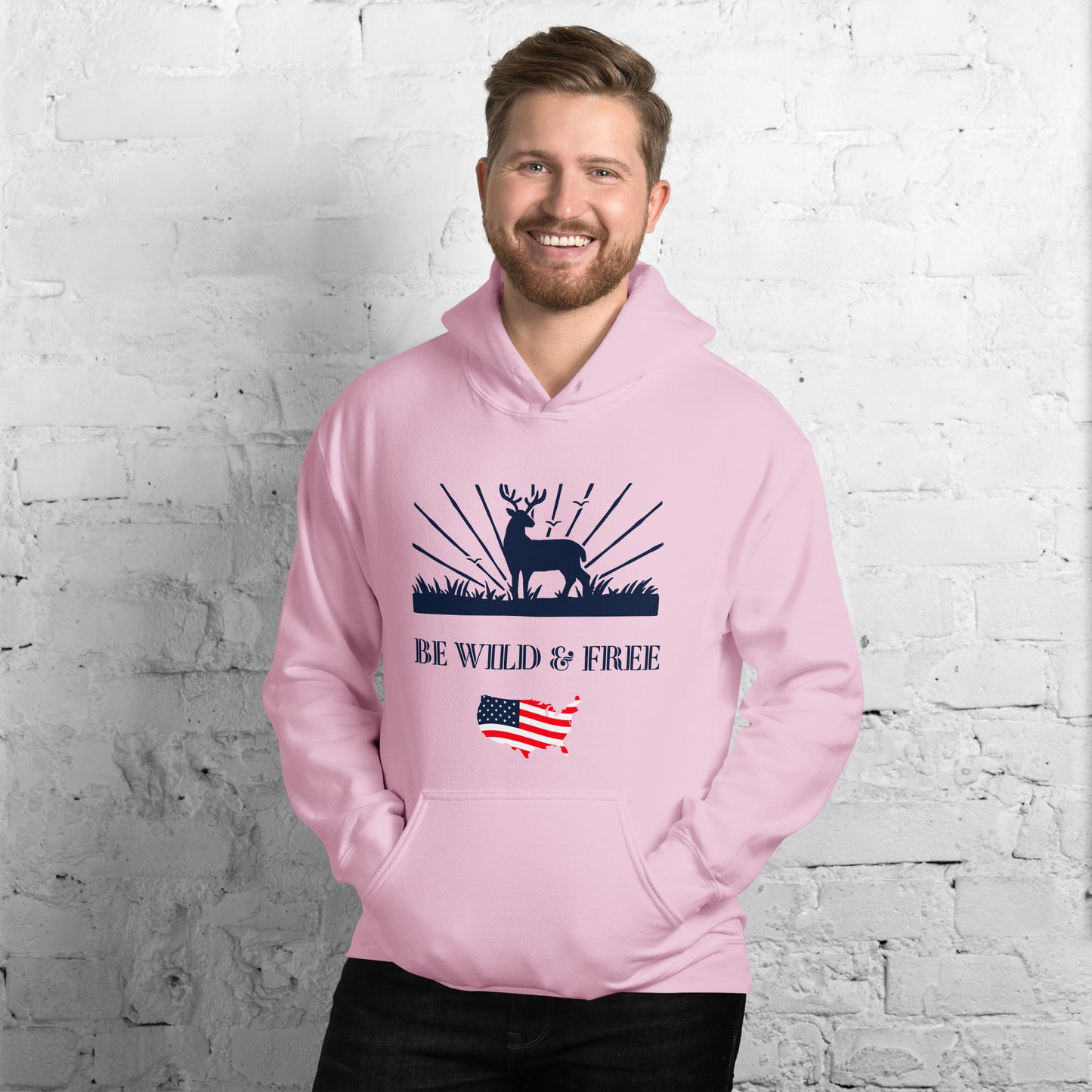 Be Wild & Free Unisex Hoodie - Activewear Well