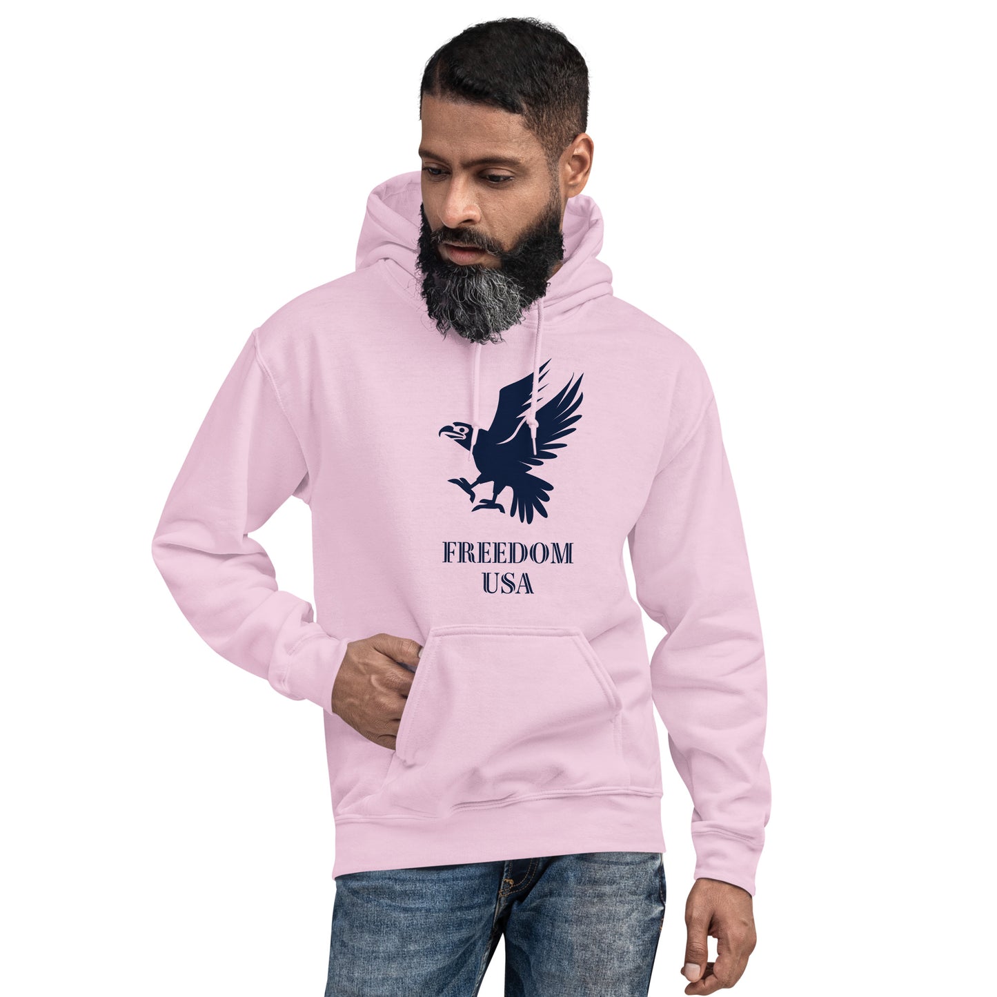 US Eagle Unisex Hoodie - Activewear Well