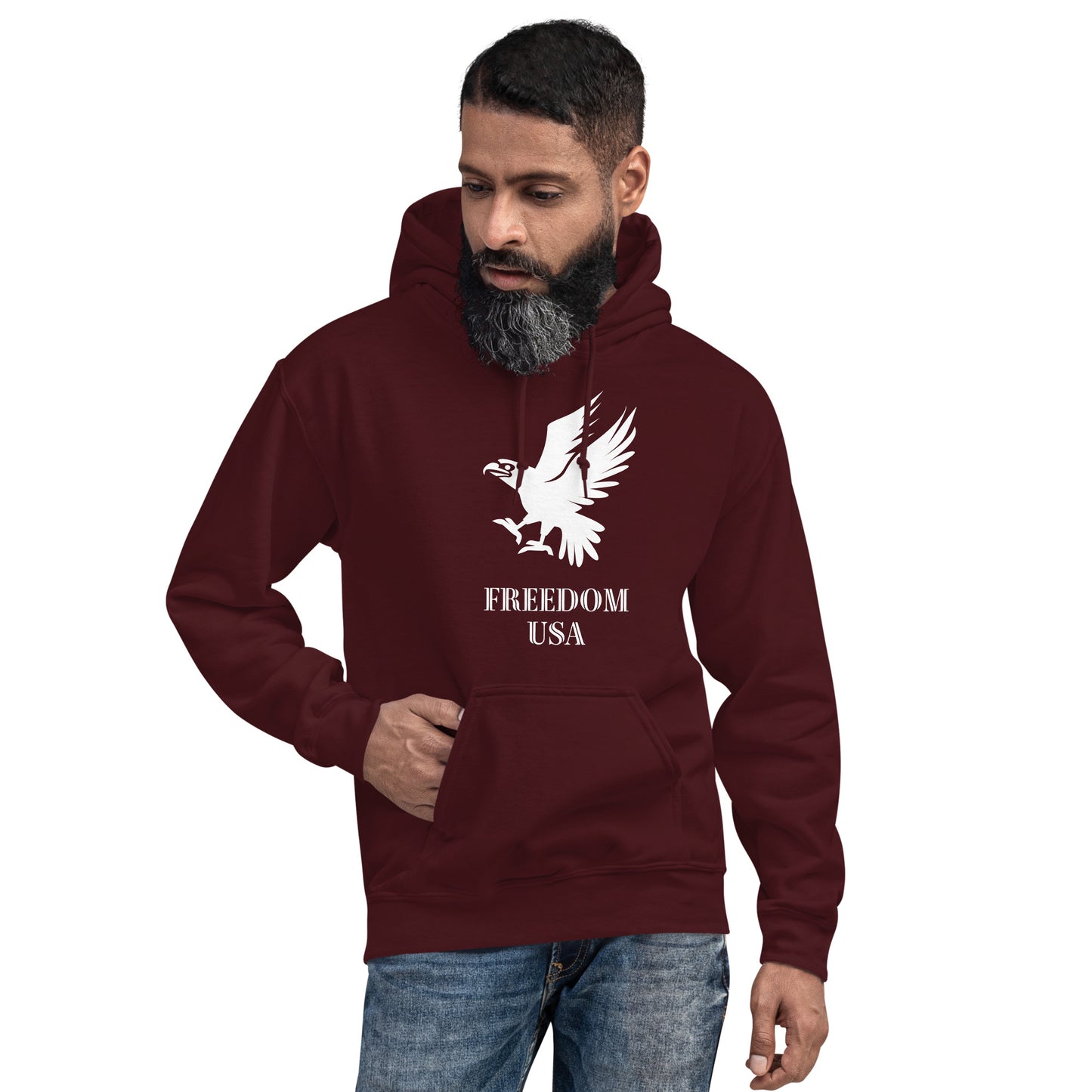 US Eagle Men/Unisex Hoodie - Activewear Well