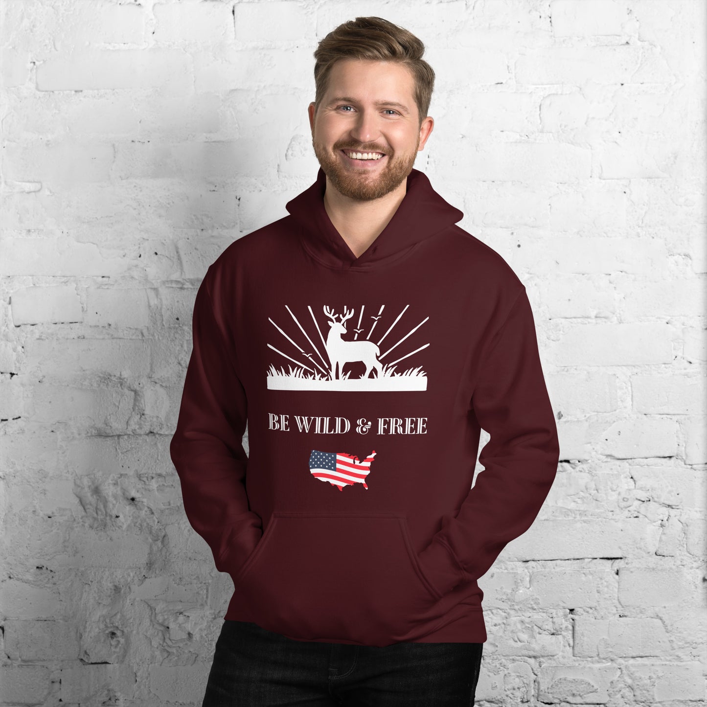 Wild & Free Unisex Hoodie - Activewear Well