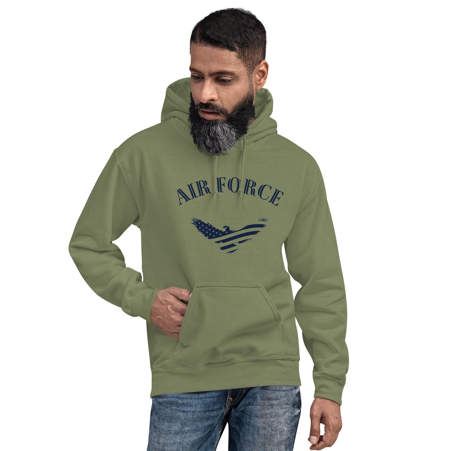 Air force Unisex Hoodie - Activewear Well
