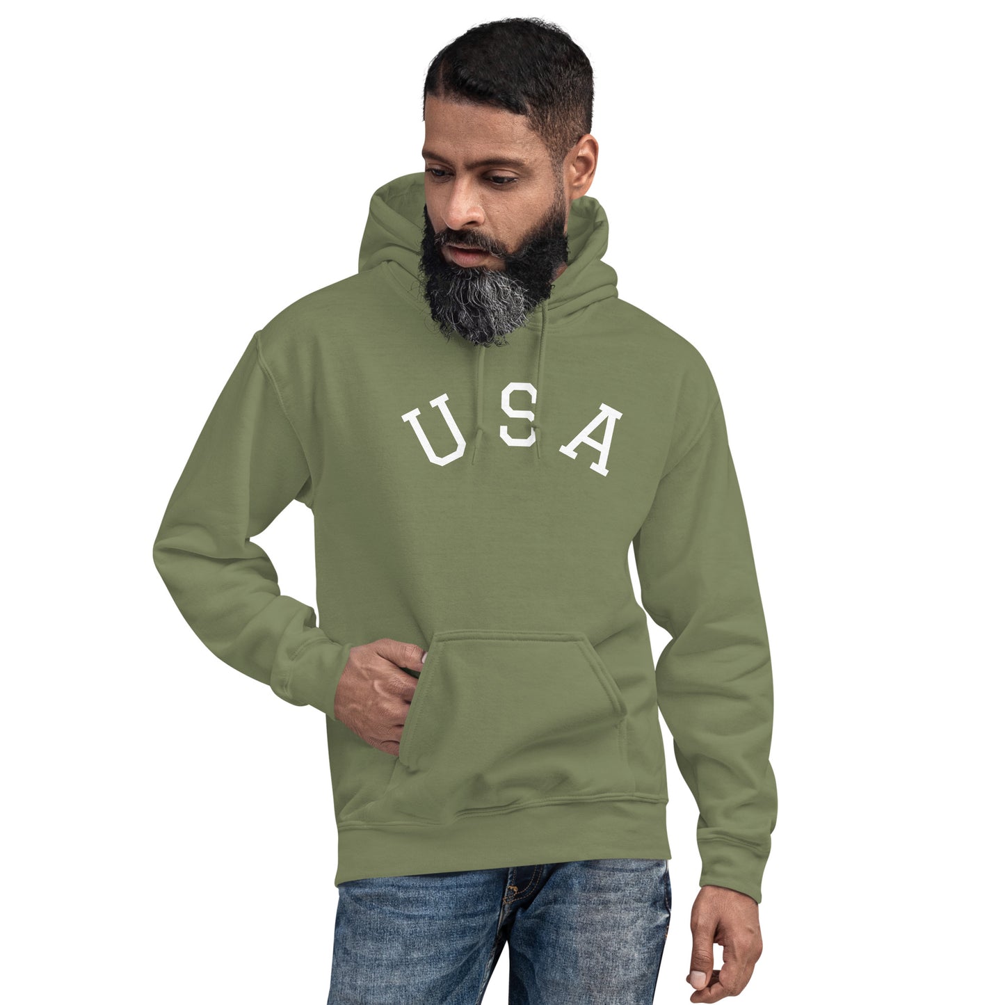USA Unisex Hoodie - Activewear Well