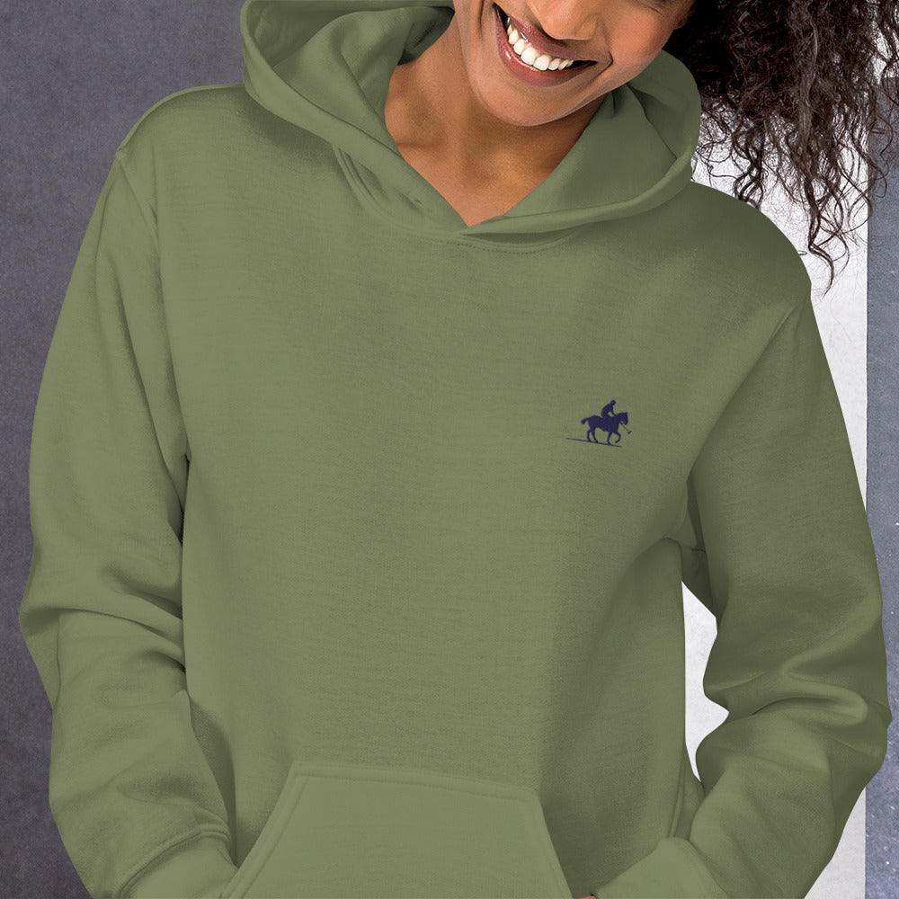 Polo Player Men/Unisex Hoodie - Activewear Well
