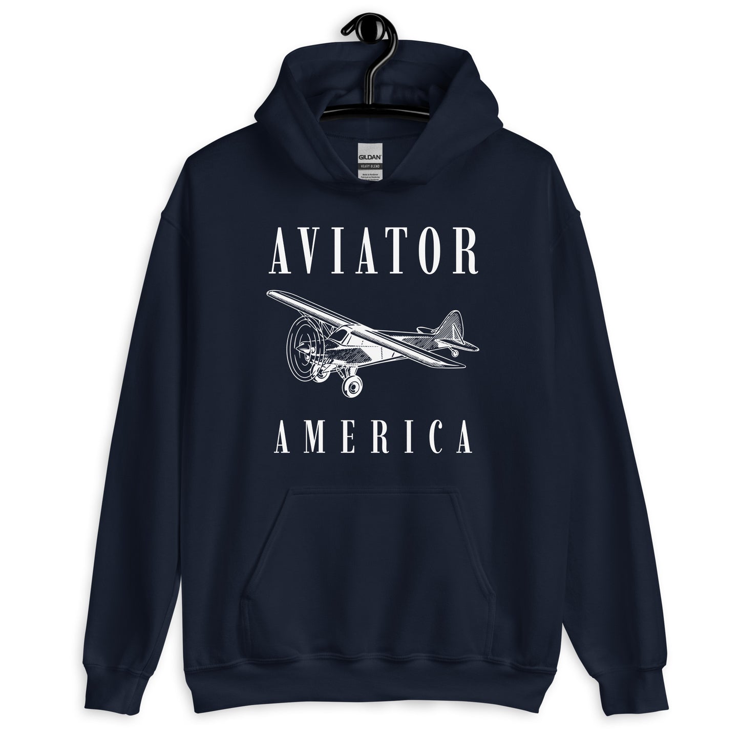 Aviator Men/Unisex Hoodie - Activewear Well
