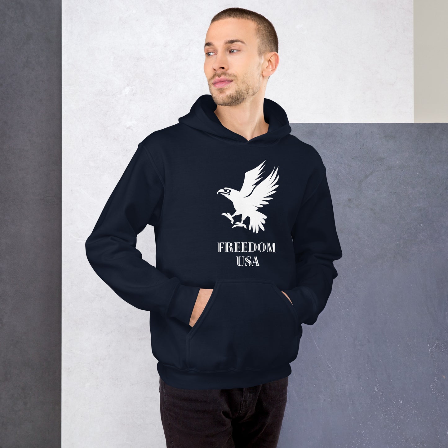US Eagle Men/Unisex Hoodie - Activewear Well