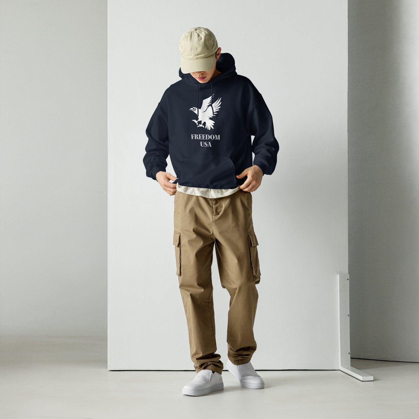 US Eagle Men/Unisex Hoodie - Activewear Well
