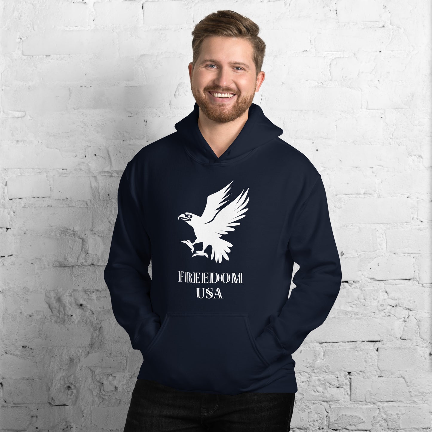 US Eagle Men/Unisex Hoodie - Activewear Well