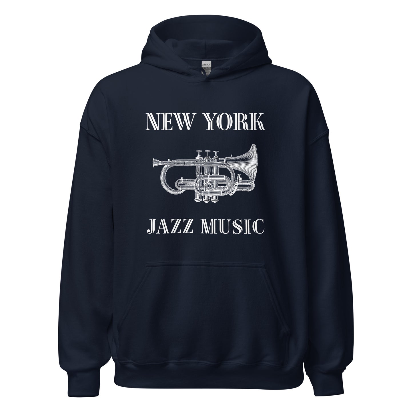 New York Jazz Unisex Hoodie - Activewear Well
