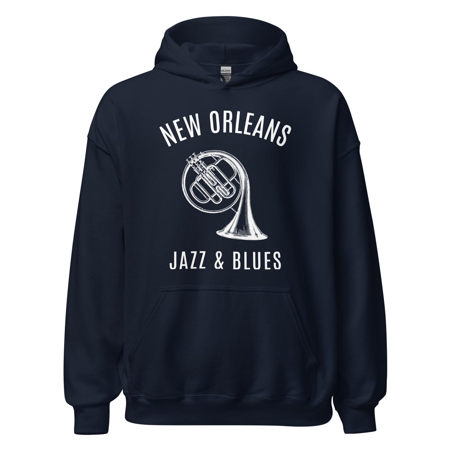 New Orleans Blues Unisex Hoodie - Activewear Well