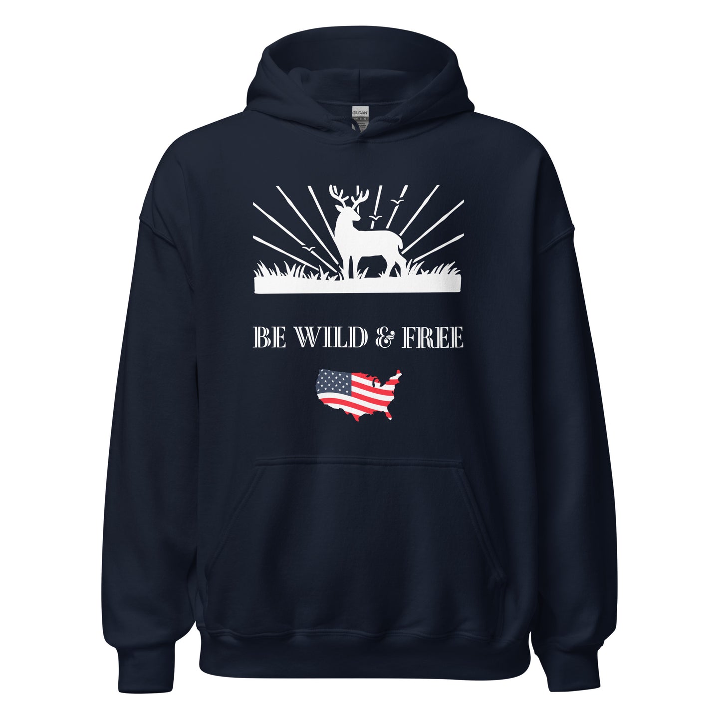 Wild & Free Unisex Hoodie - Activewear Well
