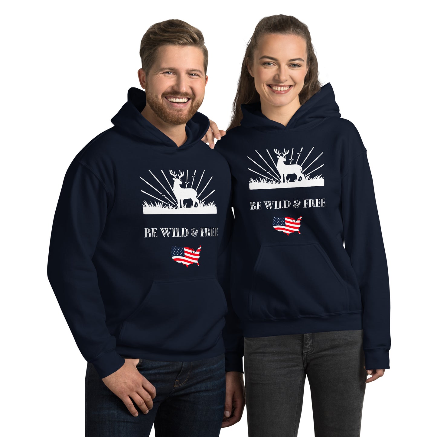 Wild & Free Unisex Hoodie - Activewear Well