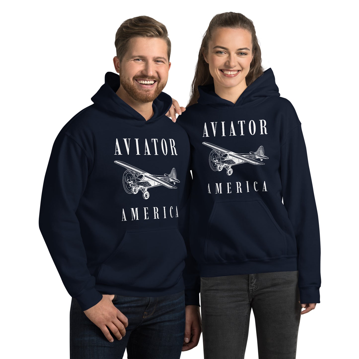 Aviator Men/Unisex Hoodie - Activewear Well