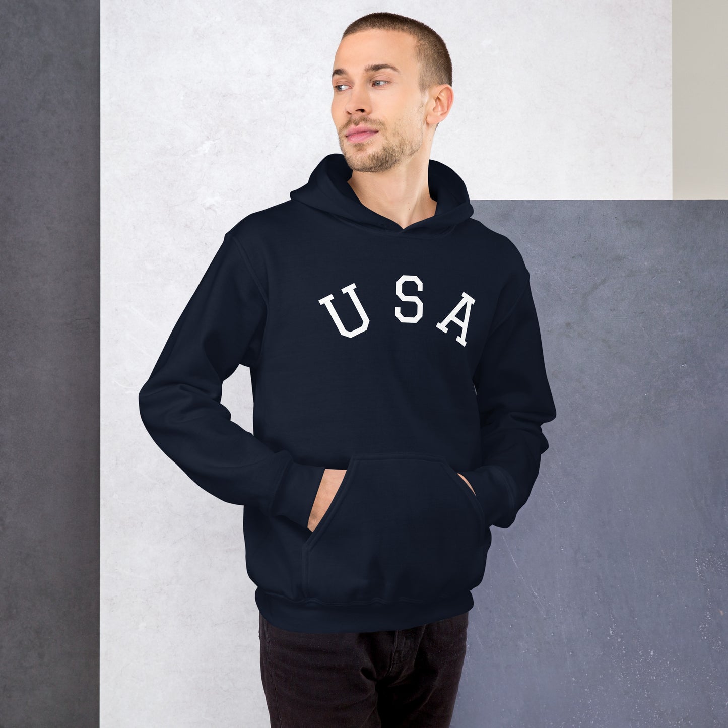 USA Unisex Hoodie - Activewear Well