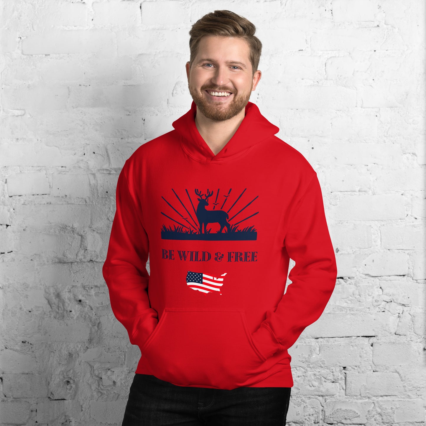 Be Wild & Free Unisex Hoodie - Activewear Well