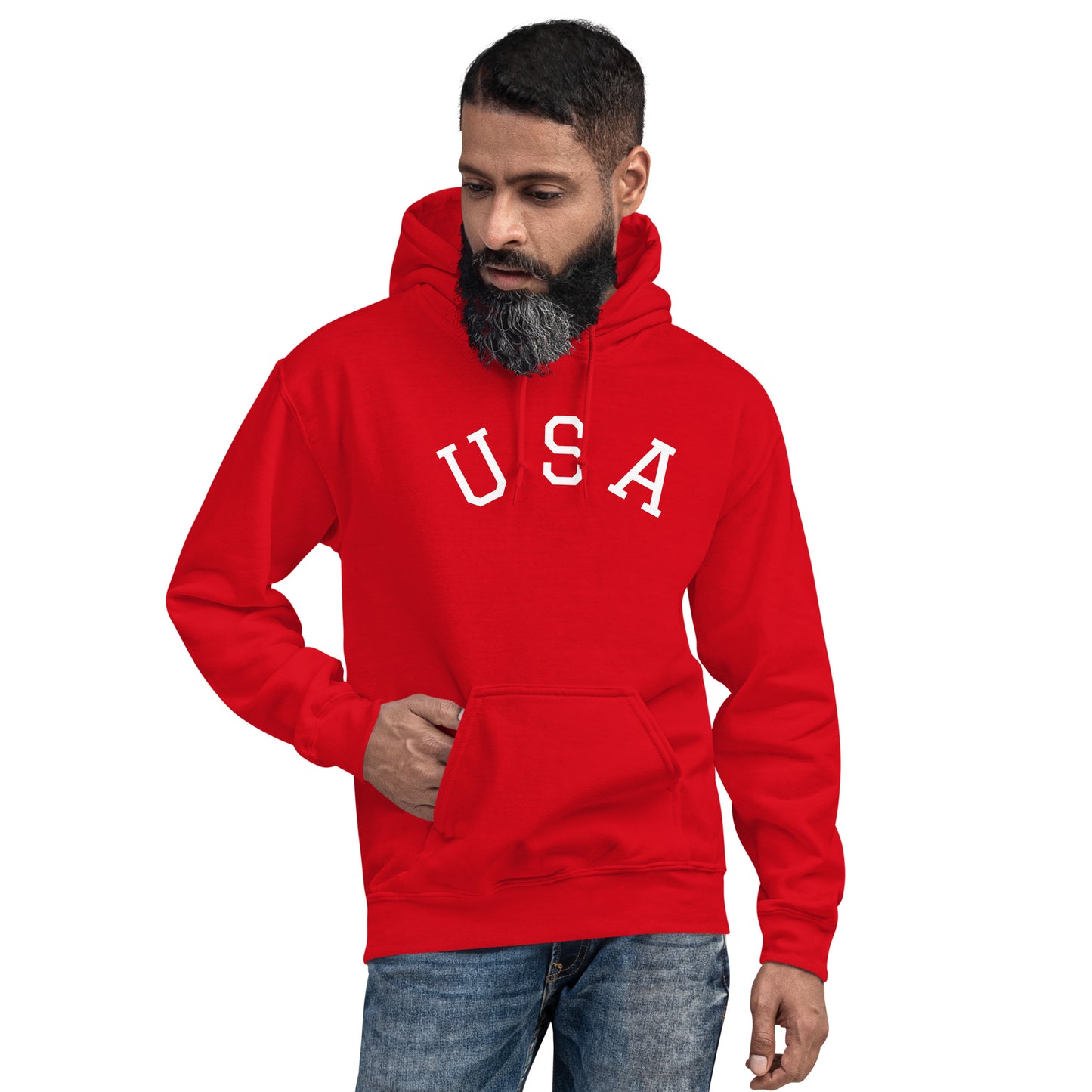 USA Unisex Hoodie - Activewear Well