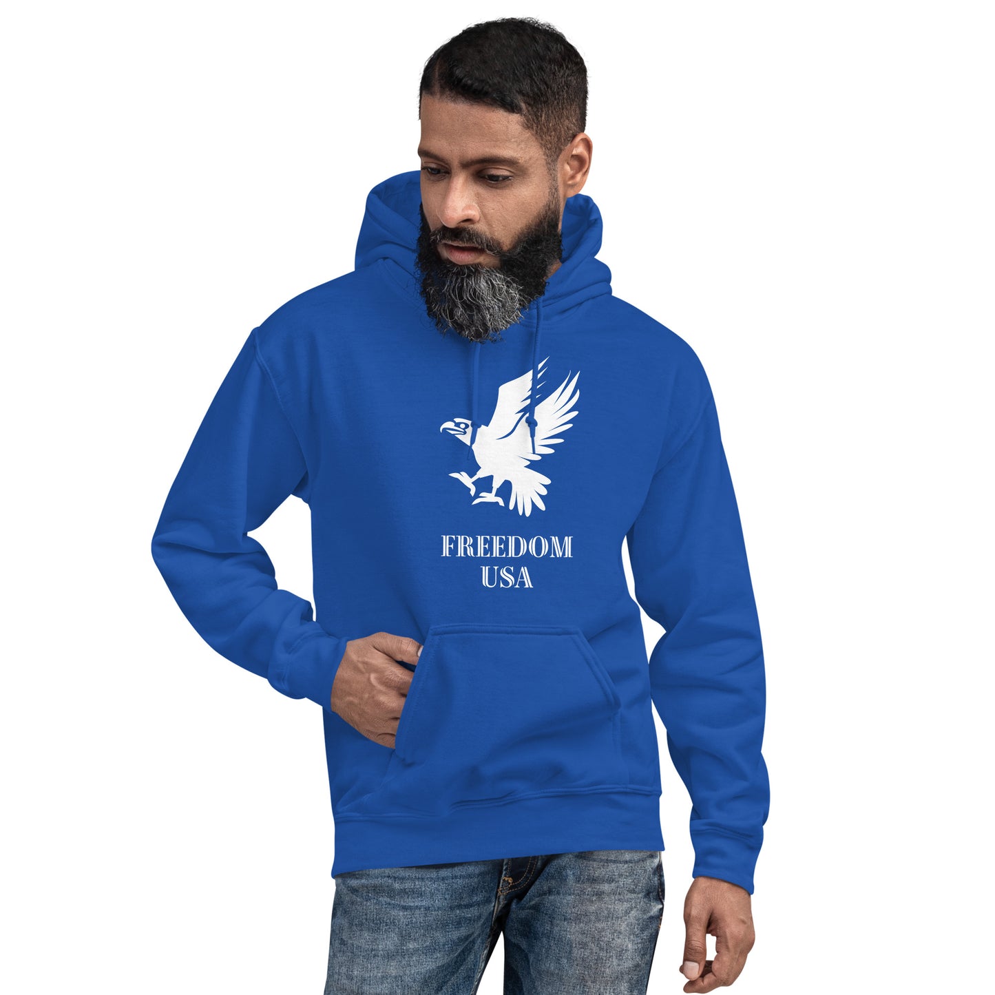 US Eagle Men/Unisex Hoodie - Activewear Well