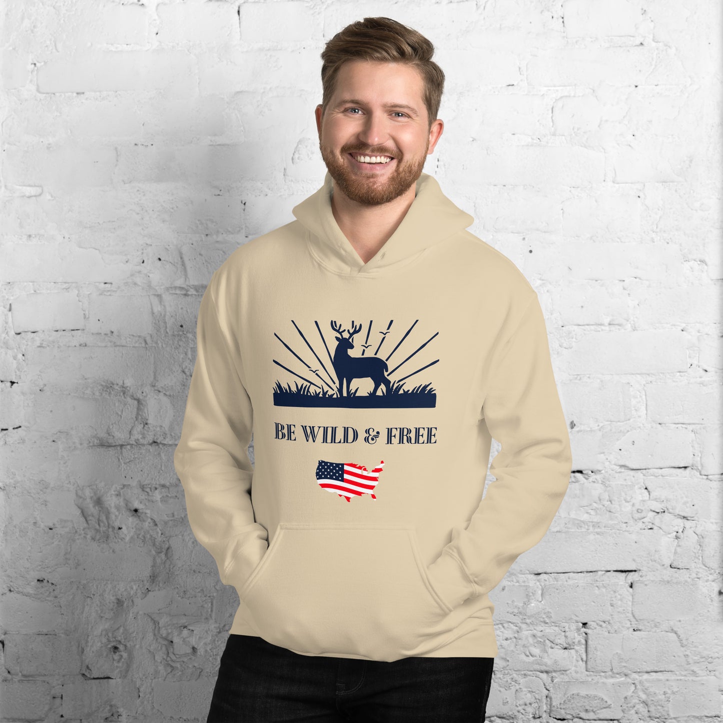 Be Wild & Free Unisex Hoodie - Activewear Well