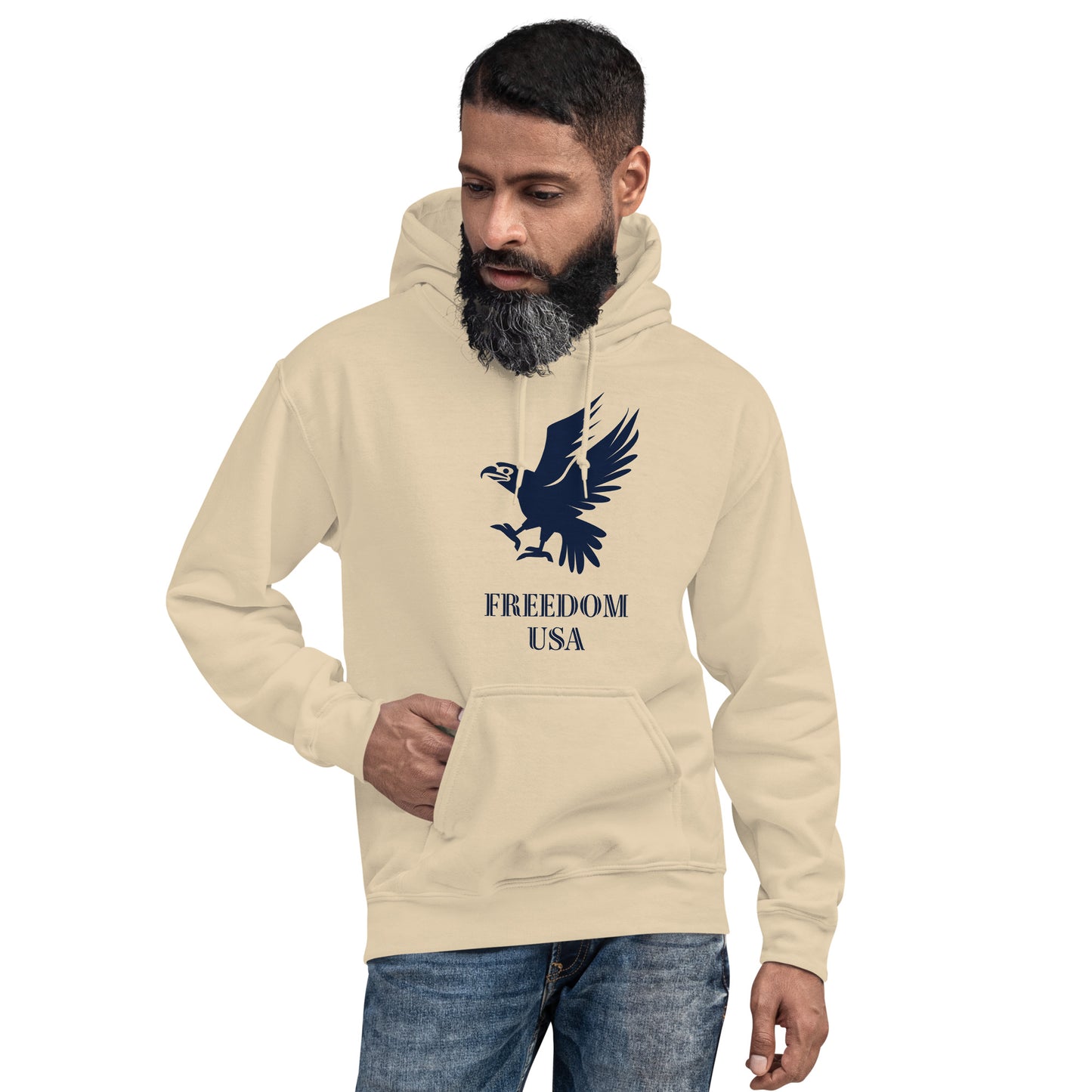 US Eagle Unisex Hoodie - Activewear Well