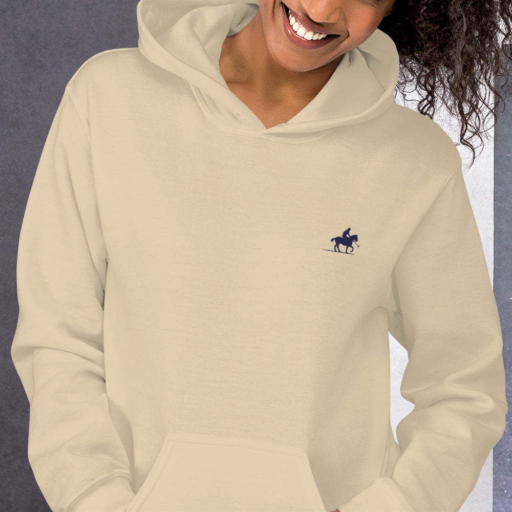 Polo Player Men/Unisex Hoodie - Activewear Well