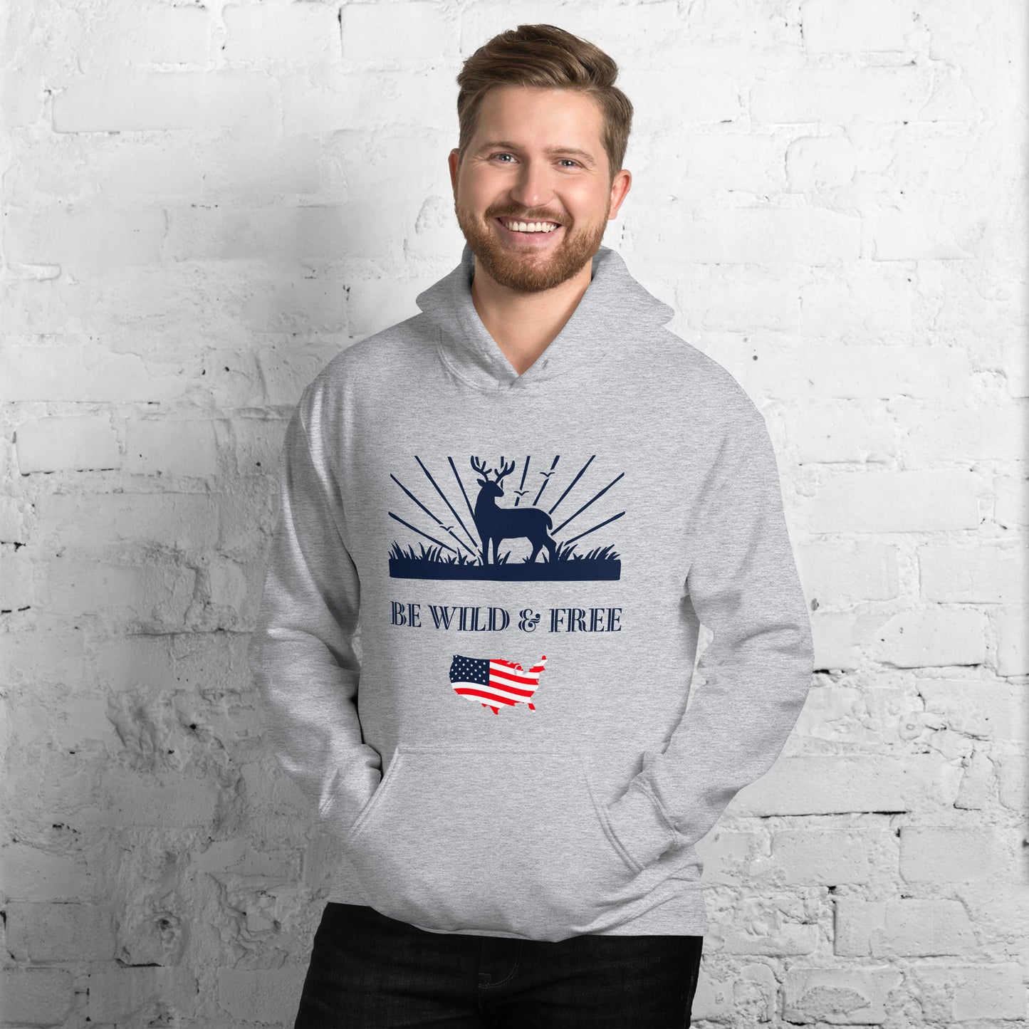 Be Wild & Free Unisex Hoodie - Activewear Well