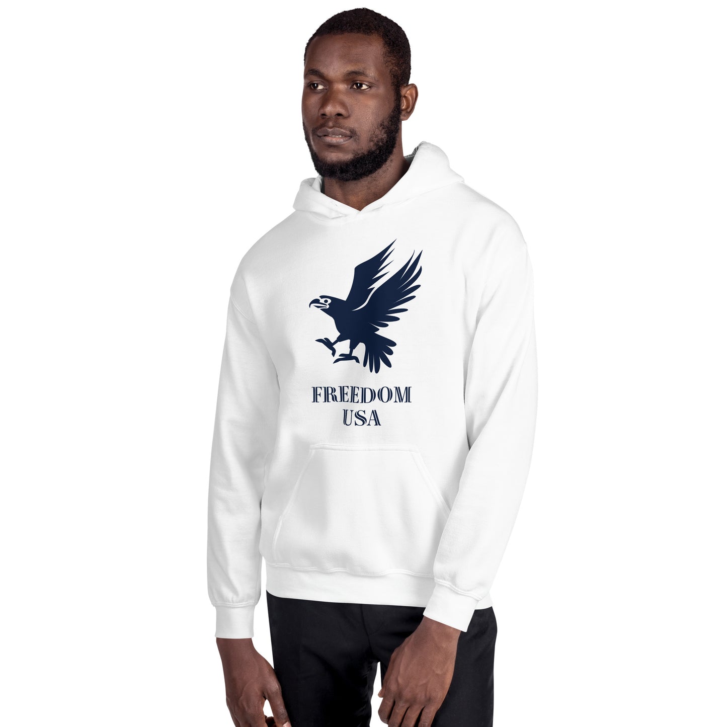 US Eagle Unisex Hoodie - Activewear Well