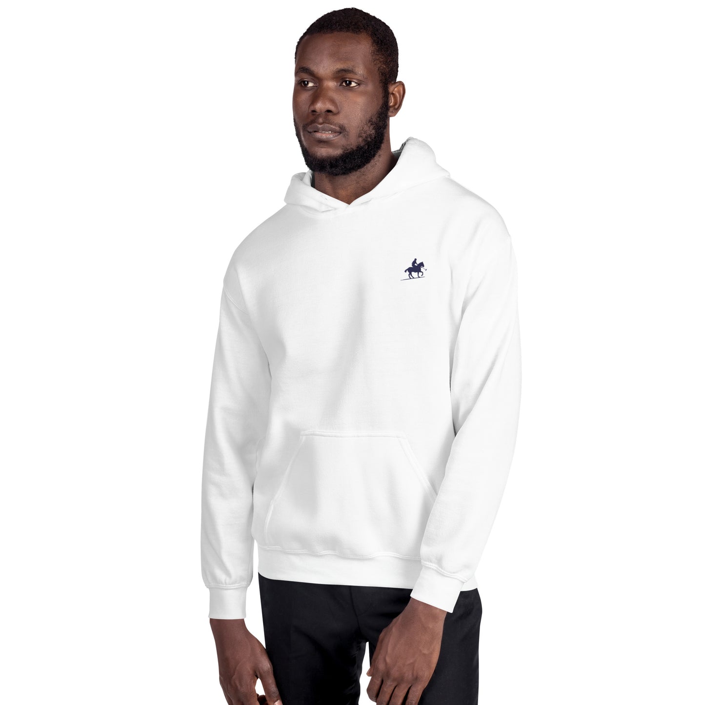 Polo Player Men/Unisex Hoodie - Activewear Well