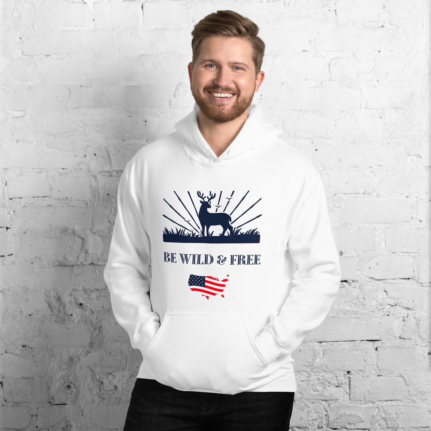 Be Wild & Free Unisex Hoodie - Activewear Well