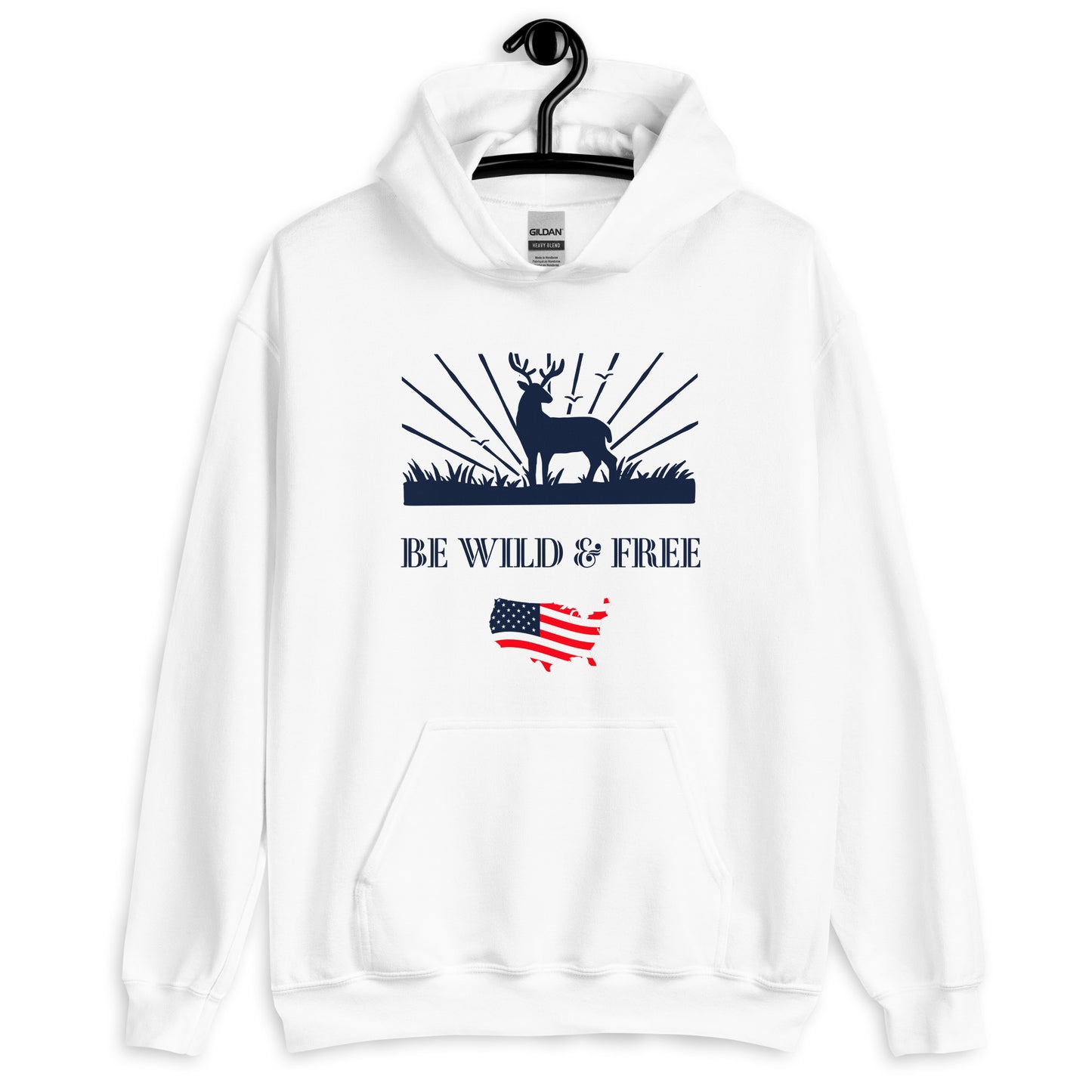 Be Wild & Free Unisex Hoodie - Activewear Well