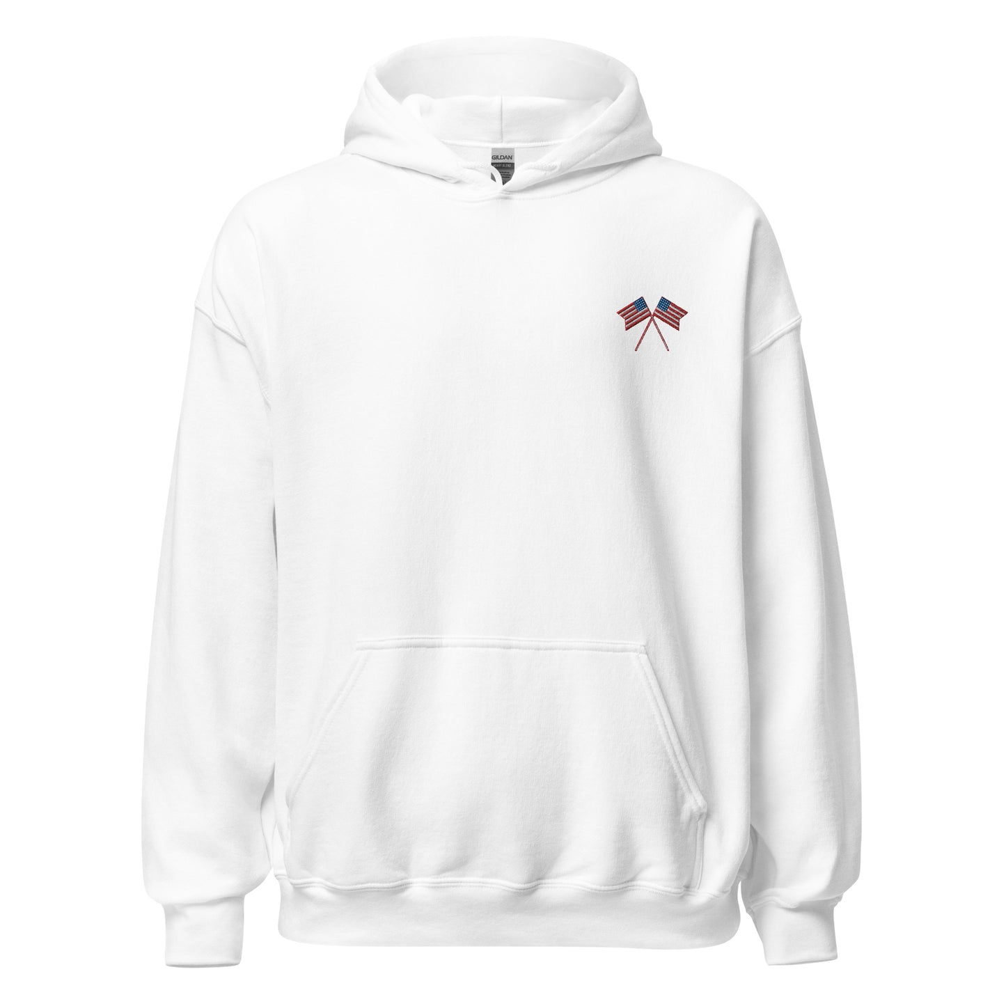 American Flag Men/Unisex Hoodie - Activewear Well