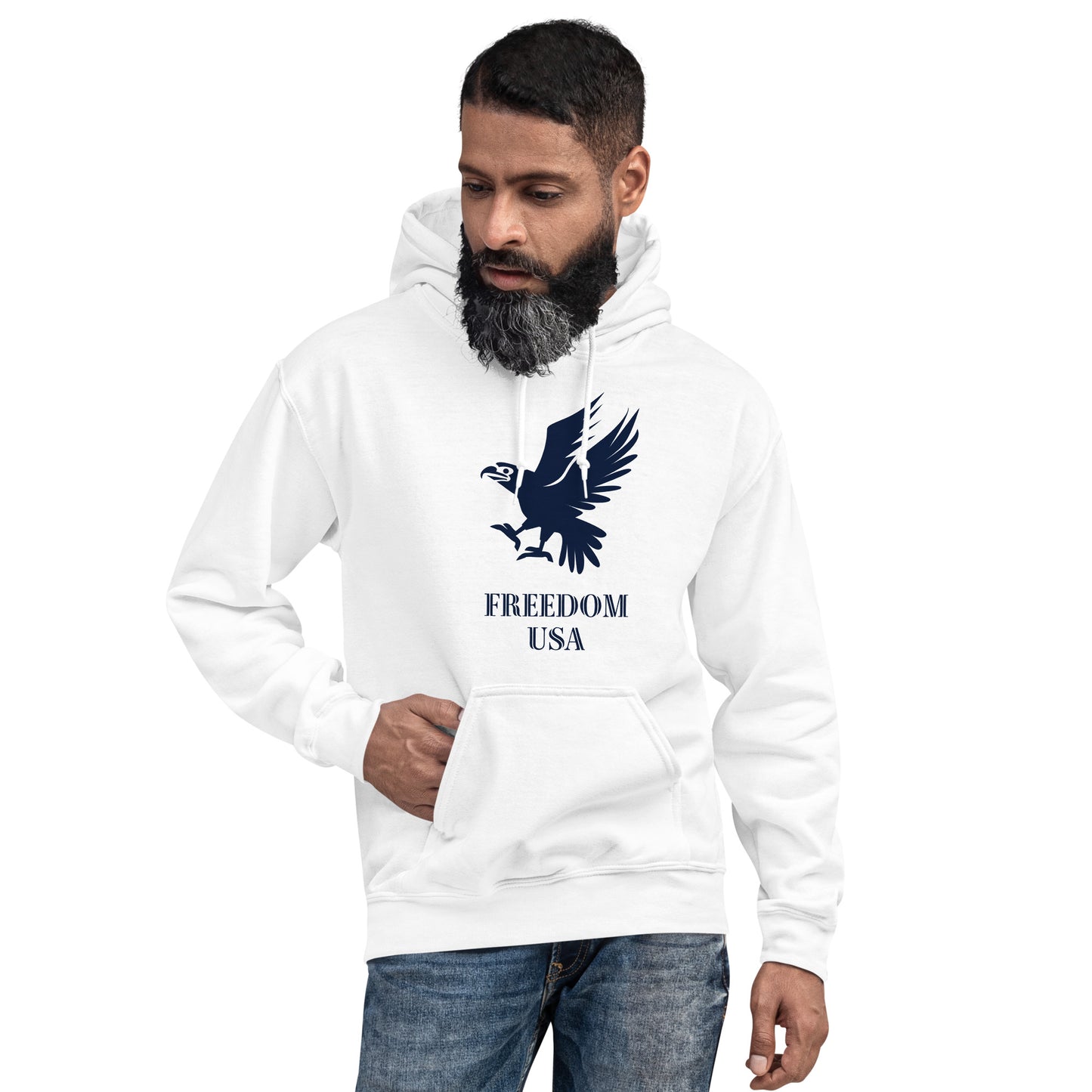 US Eagle Unisex Hoodie - Activewear Well