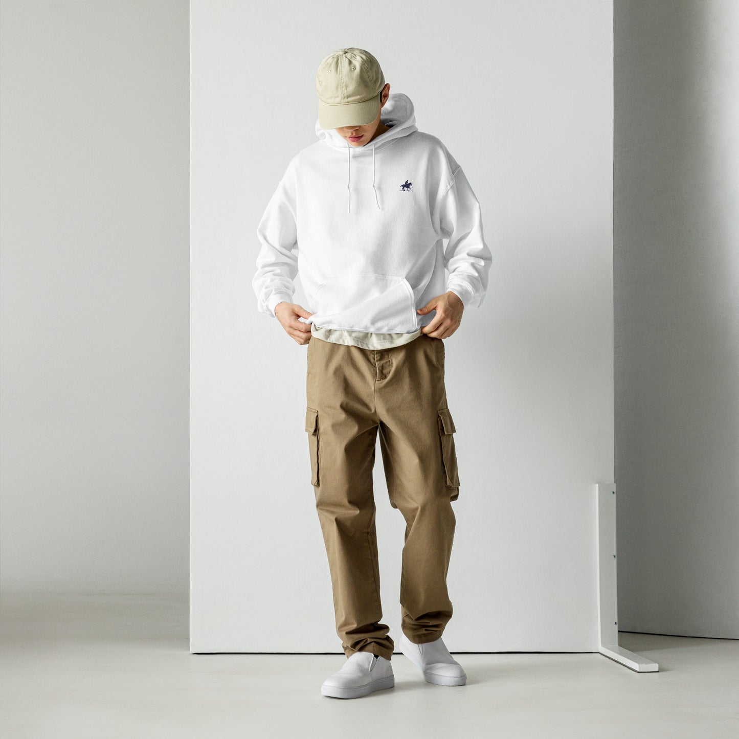 Polo Player Men/Unisex Hoodie - Activewear Well