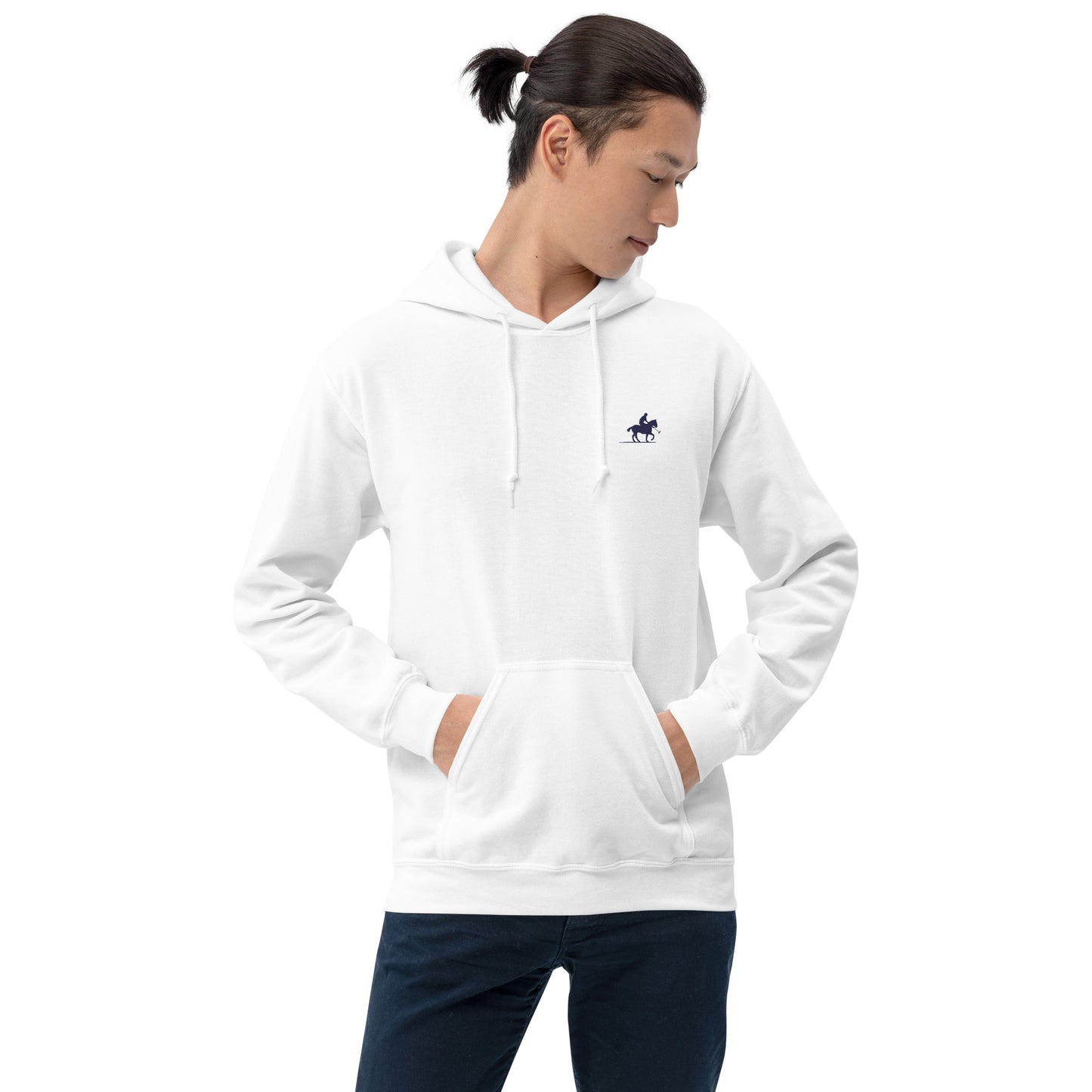 Polo Player Men/Unisex Hoodie - Activewear Well