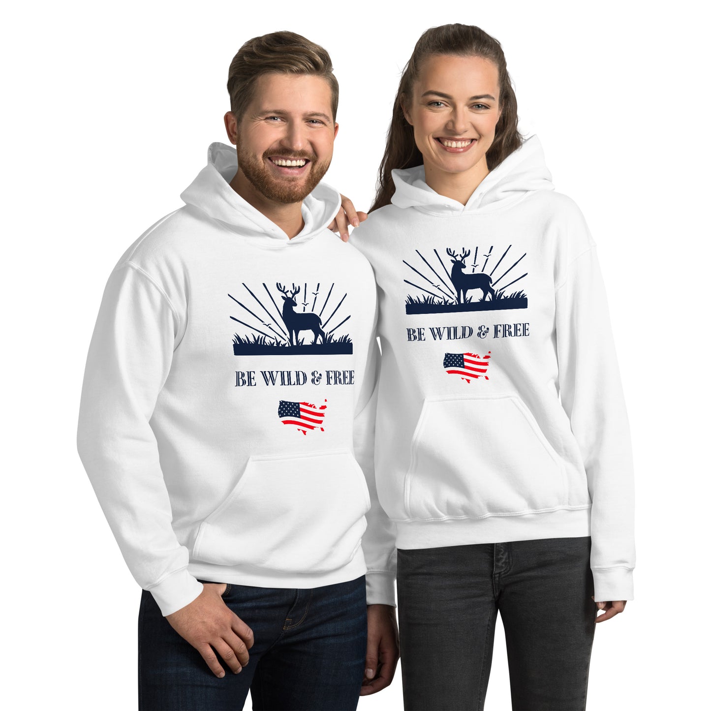 Be Wild & Free Unisex Hoodie - Activewear Well