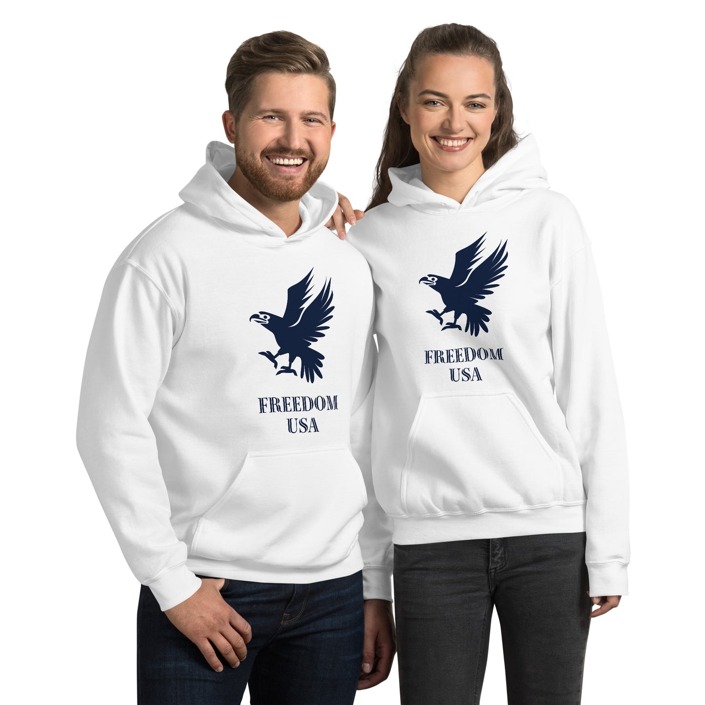 US Eagle Unisex Hoodie - Activewear Well
