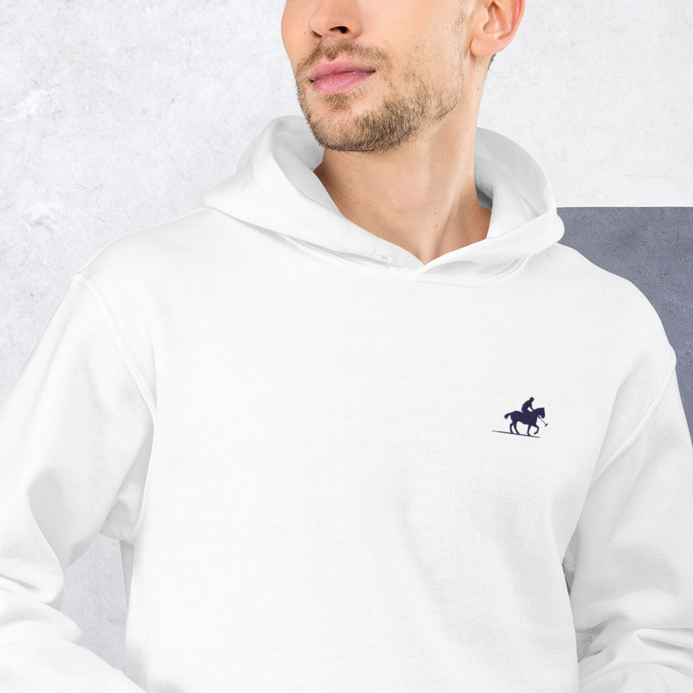 Polo Player Men/Unisex Hoodie - Activewear Well