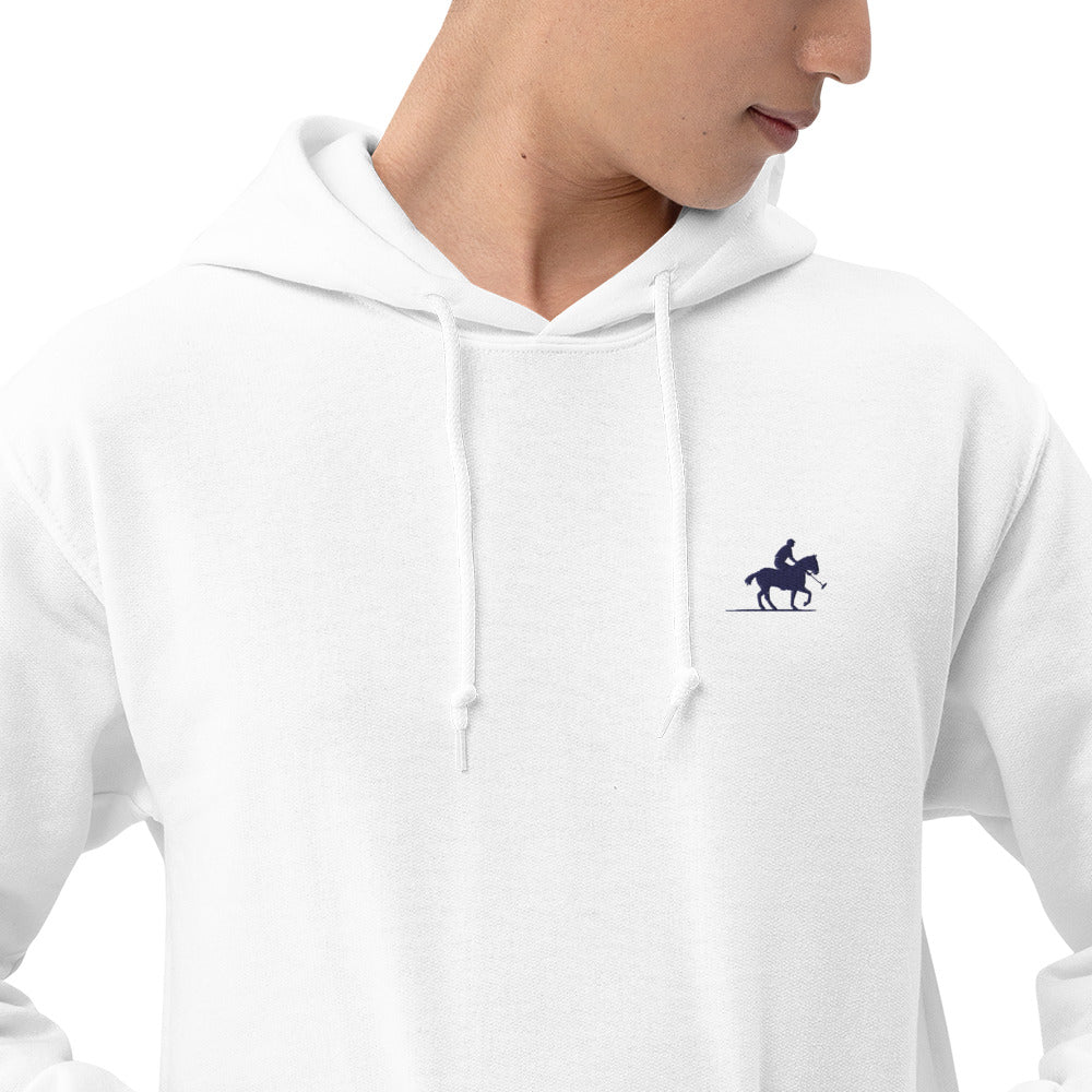Polo Player Men/Unisex Hoodie - Activewear Well