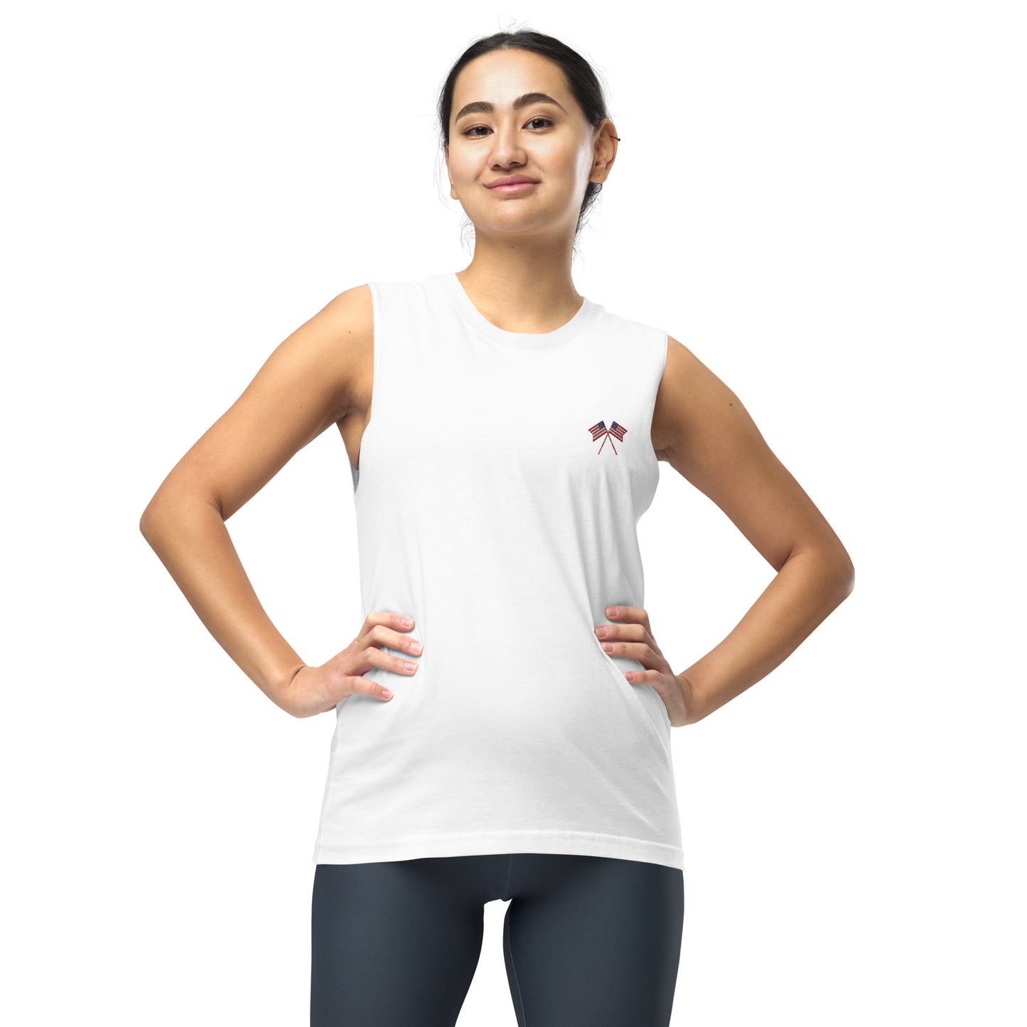 American Flag Muscle Shirt - Activewear Well