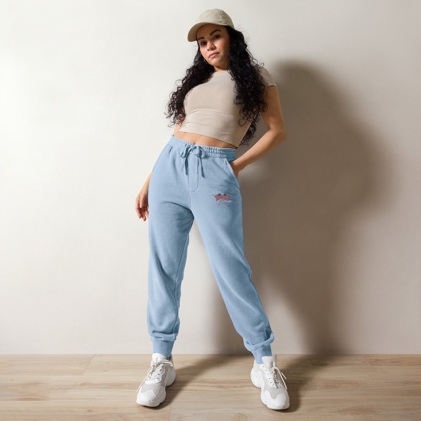 Logo Pigment-Dyed Sweatpants