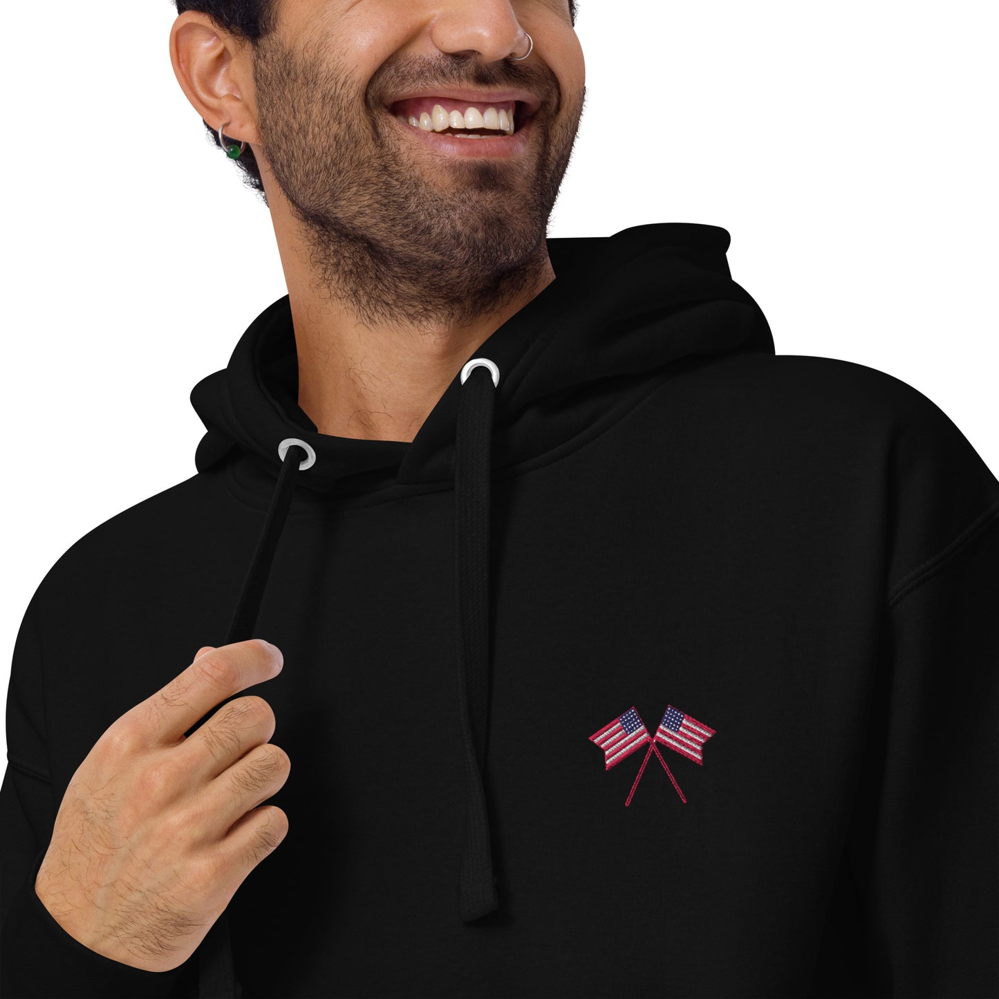Flag Unisex Hoodie - Activewear Well