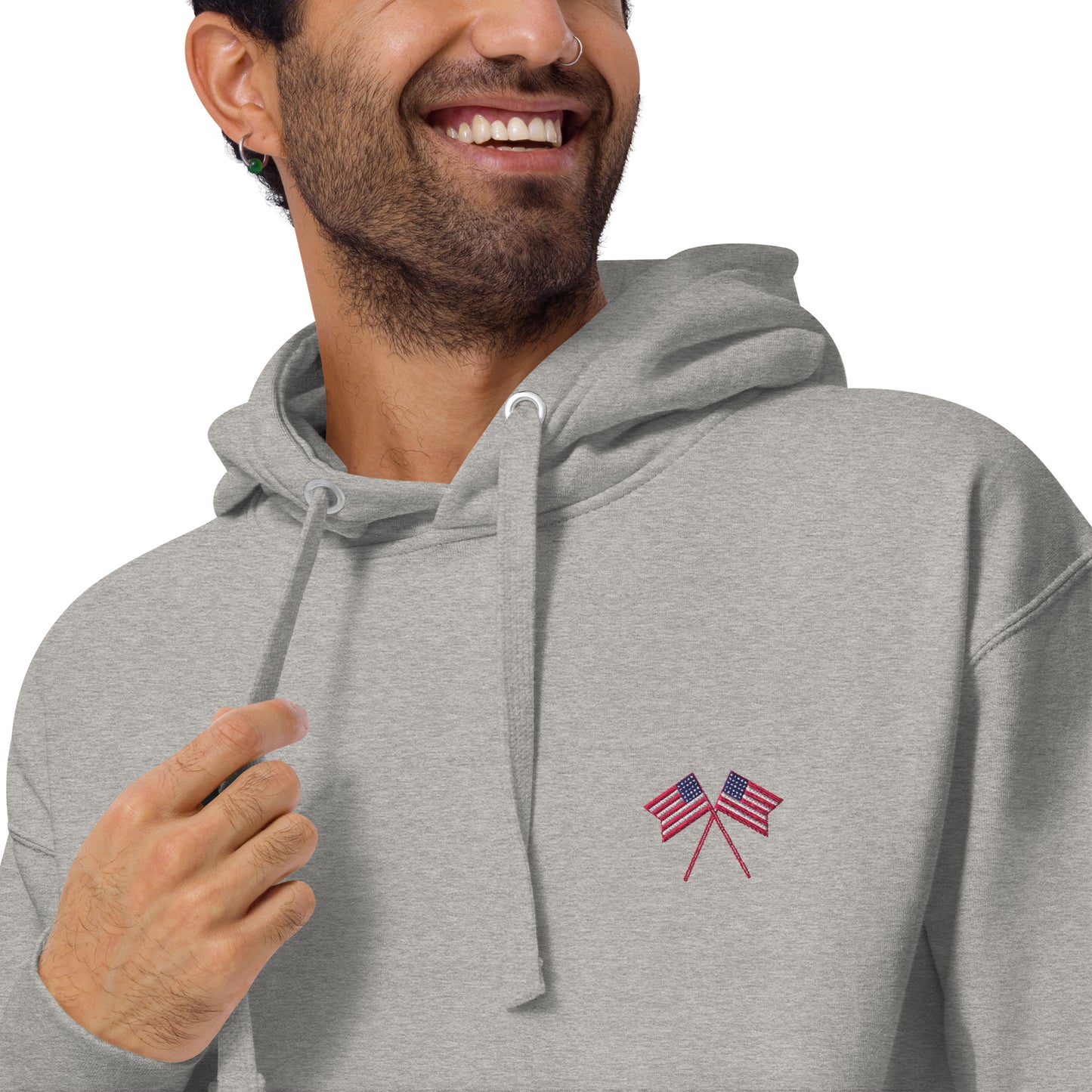 Flag Unisex Hoodie - Activewear Well