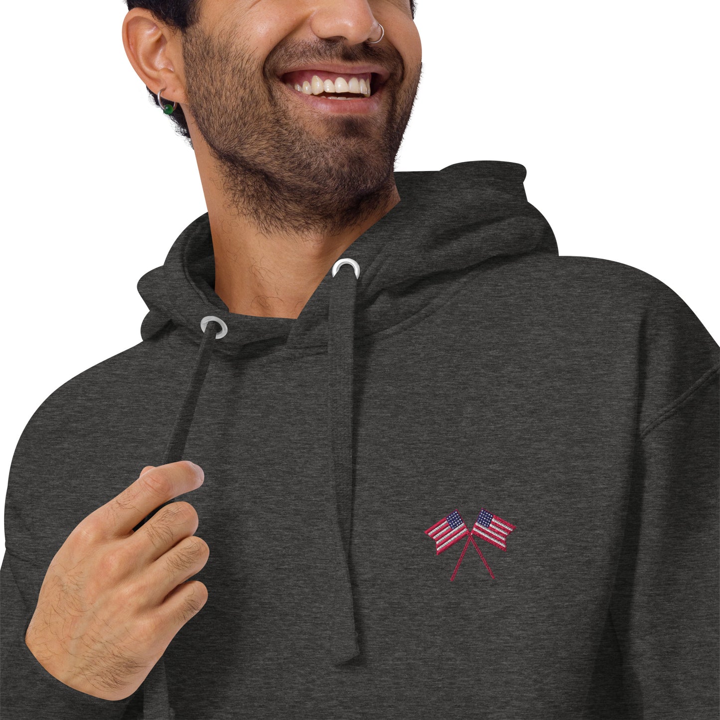Flag Unisex Hoodie - Activewear Well