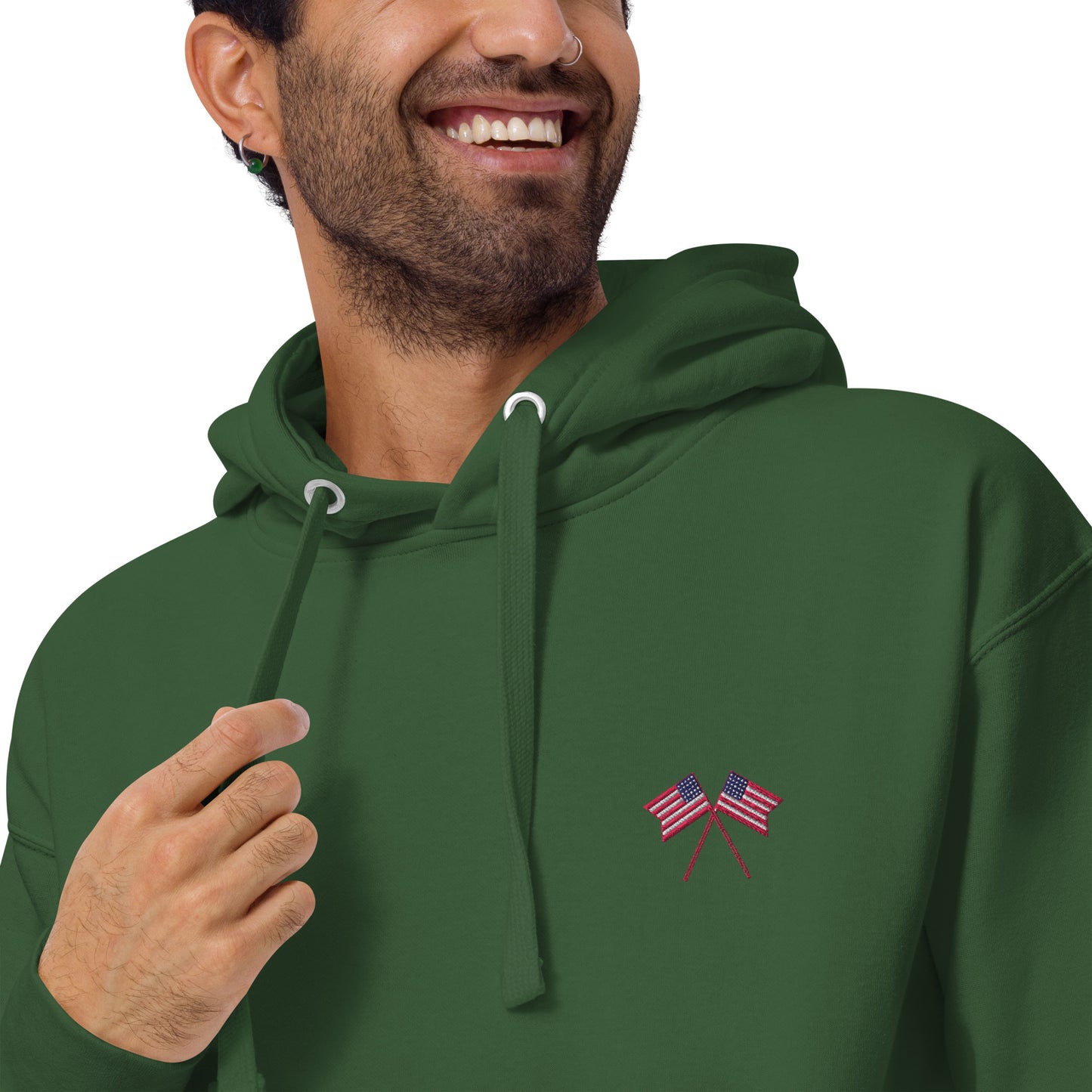 Flag Unisex Hoodie - Activewear Well